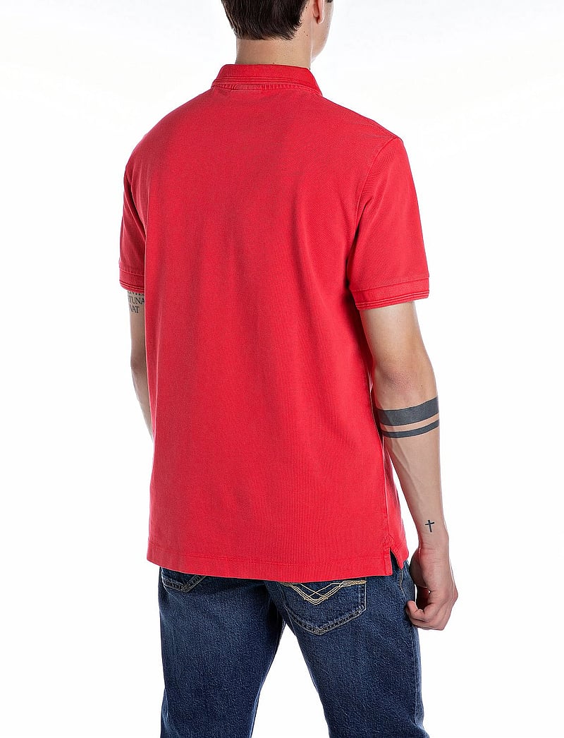 Replay - Polo REGULAR_SLIM Polo - red - 3