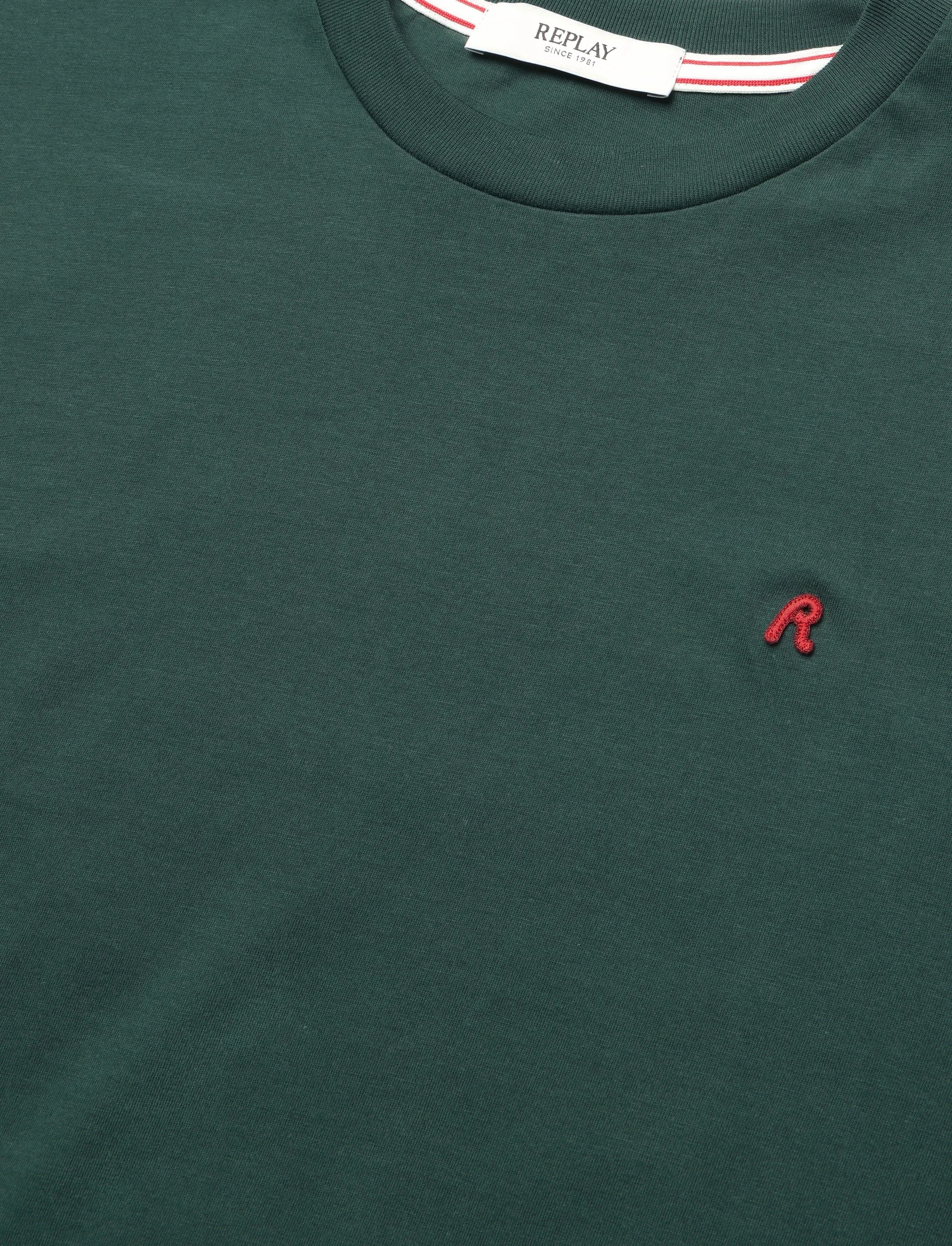 Replay - REGULAR   JERSEY T-Shirt - green - 4