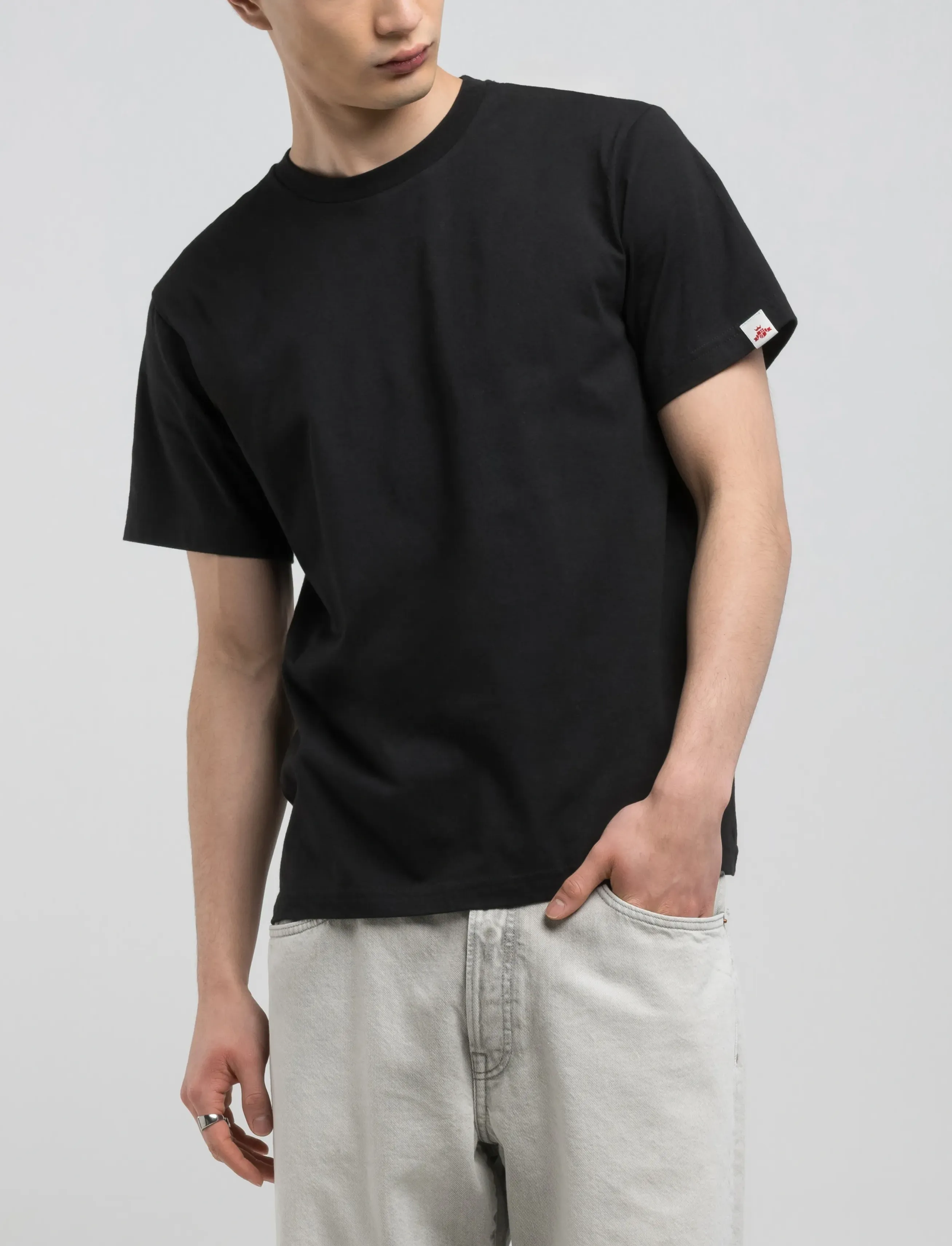 Replay REGULAR Campus  JERSEY T-Shirt - T-Shirts - BLACK / black