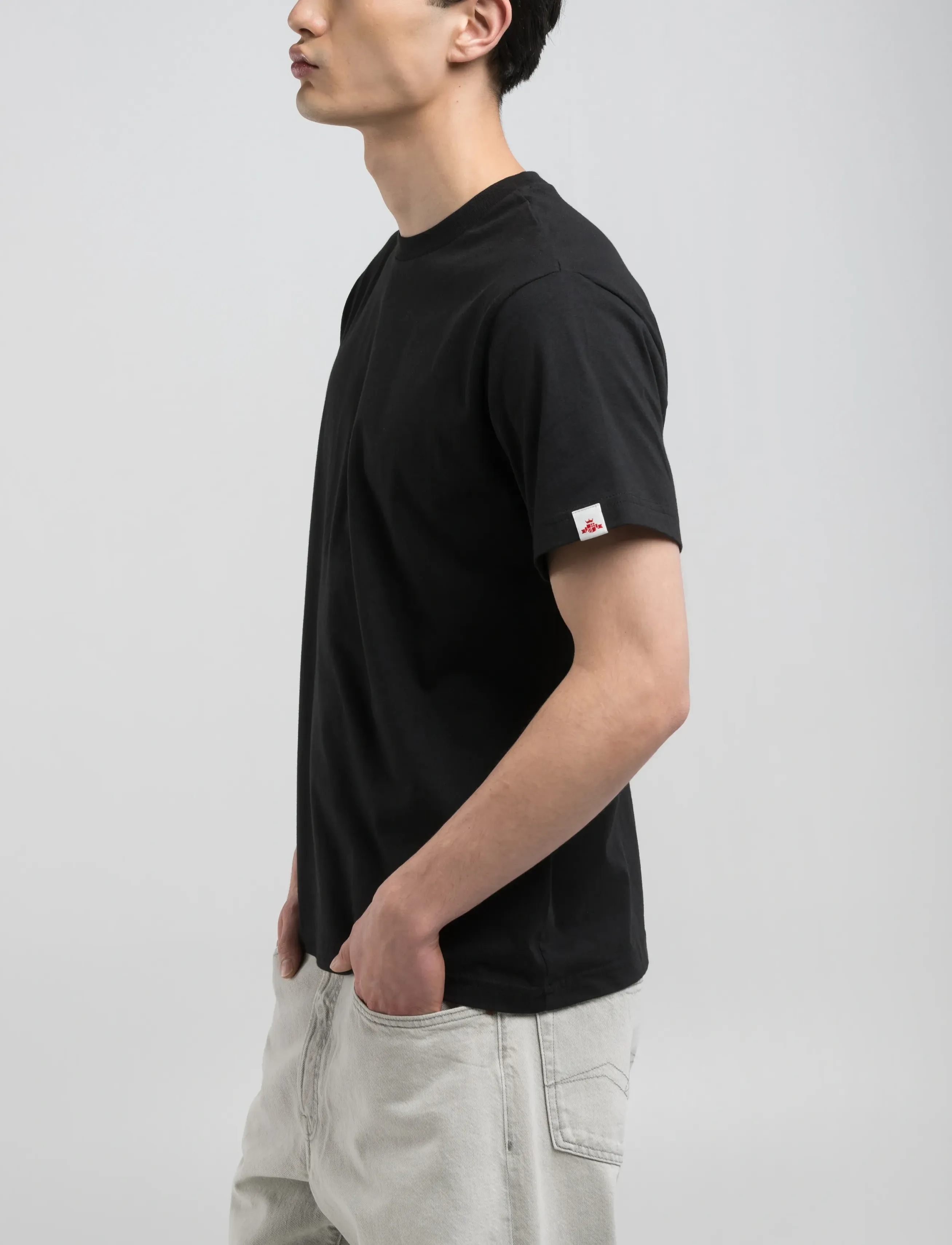 Replay - REGULAR Campus  JERSEY T-Shirt - short-sleeved t-shirts - black - 4