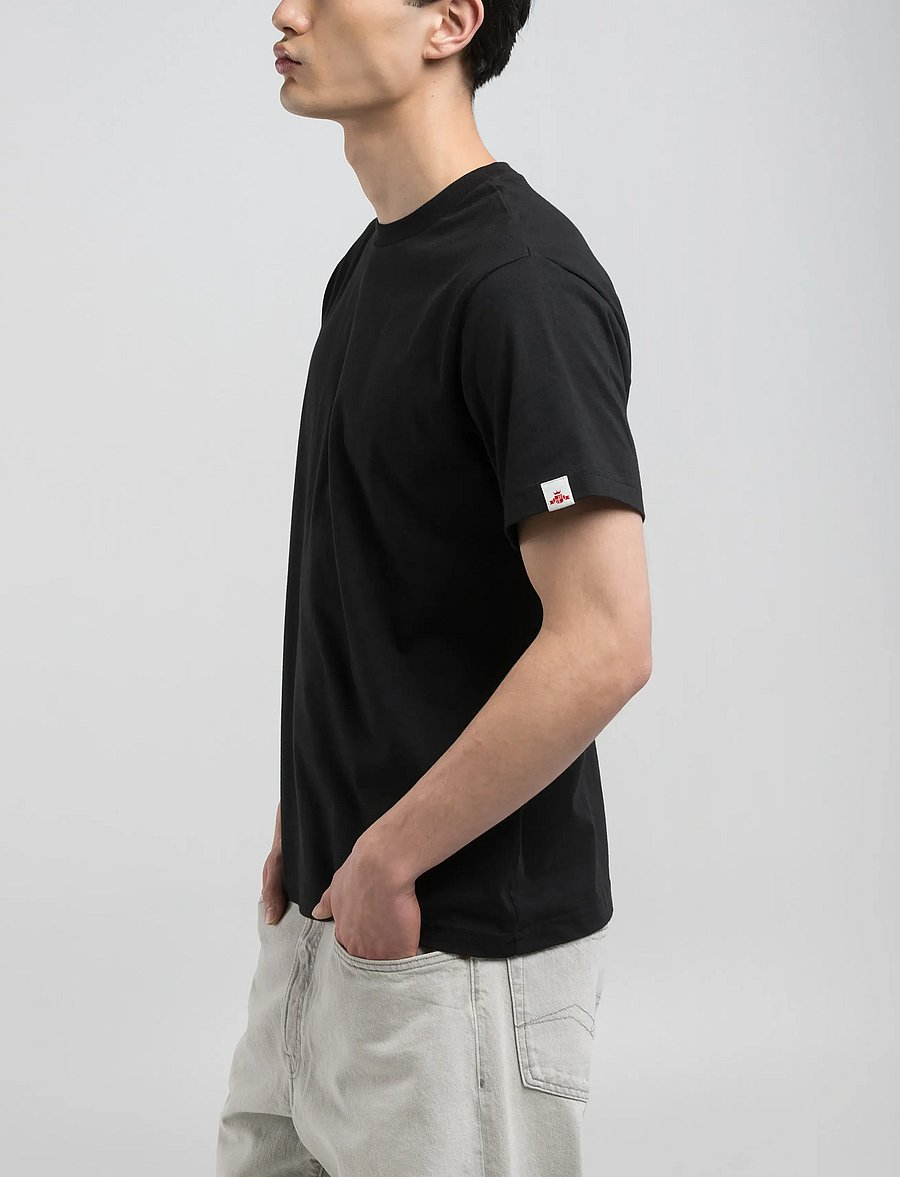 Replay - REGULAR Campus JERSEY T-Shirt - kortärmade t-shirts - black - 4