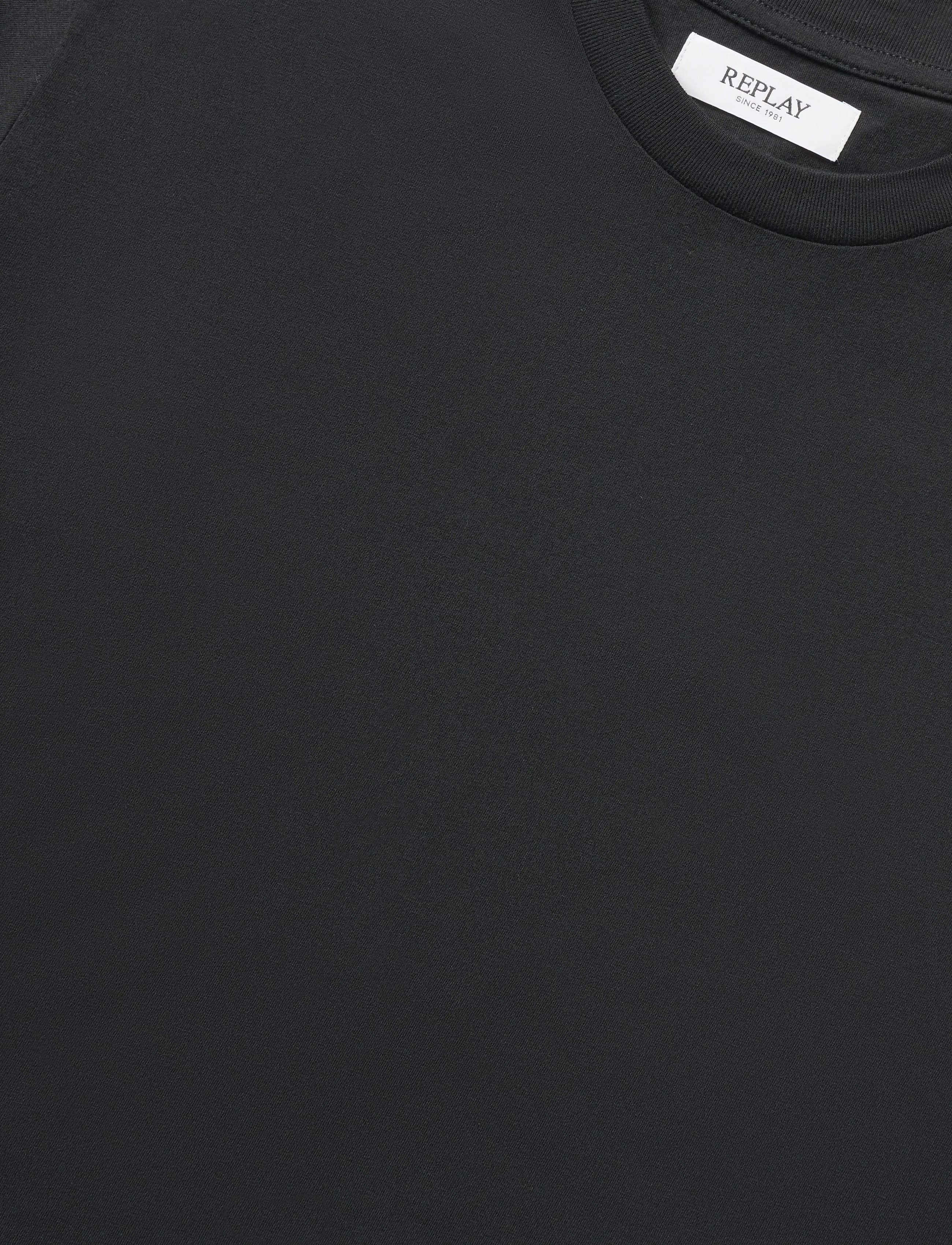 Replay - REGULAR Campus  JERSEY T-Shirt - short-sleeved t-shirts - black - 5