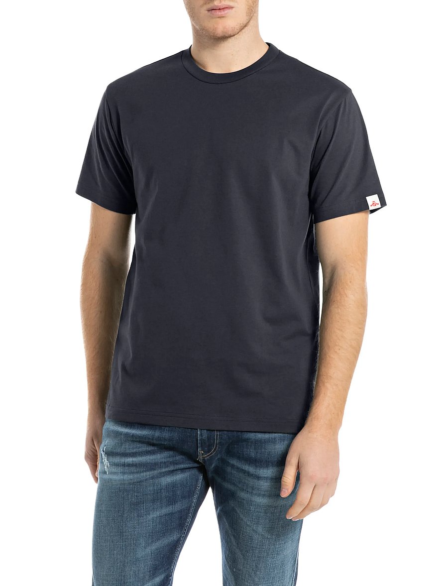Replay - REGULAR Campus JERSEY T-Shirt - lühikeste varrukatega t-särgid - blue - 0