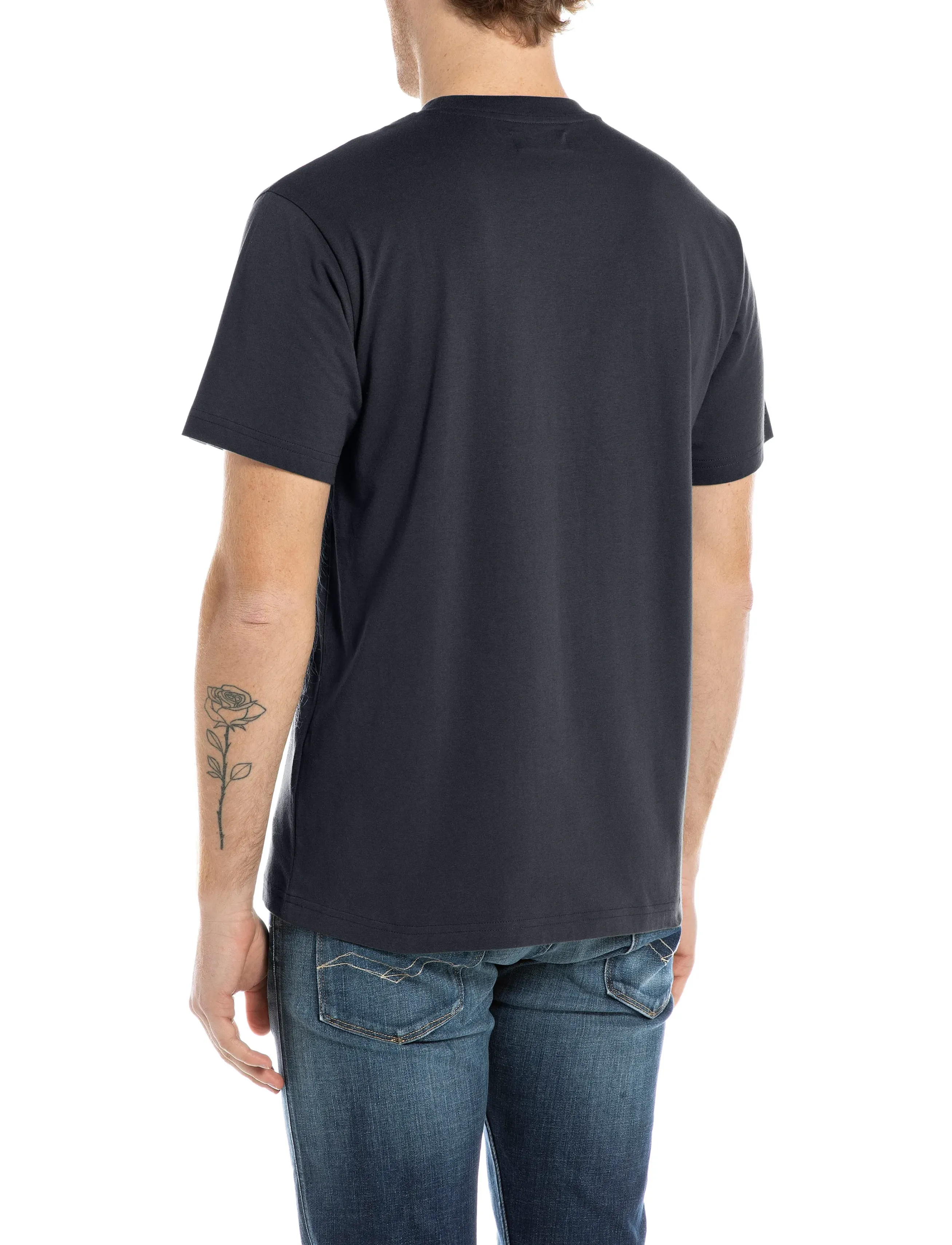 Replay - REGULAR Campus  JERSEY T-Shirt - blue - 3