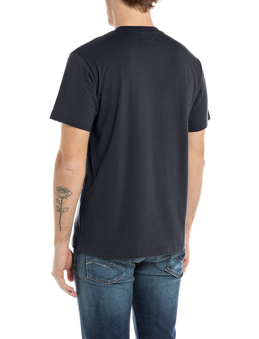 Replay - REGULAR Campus JERSEY T-Shirt - lühikeste varrukatega t-särgid - blue - 3