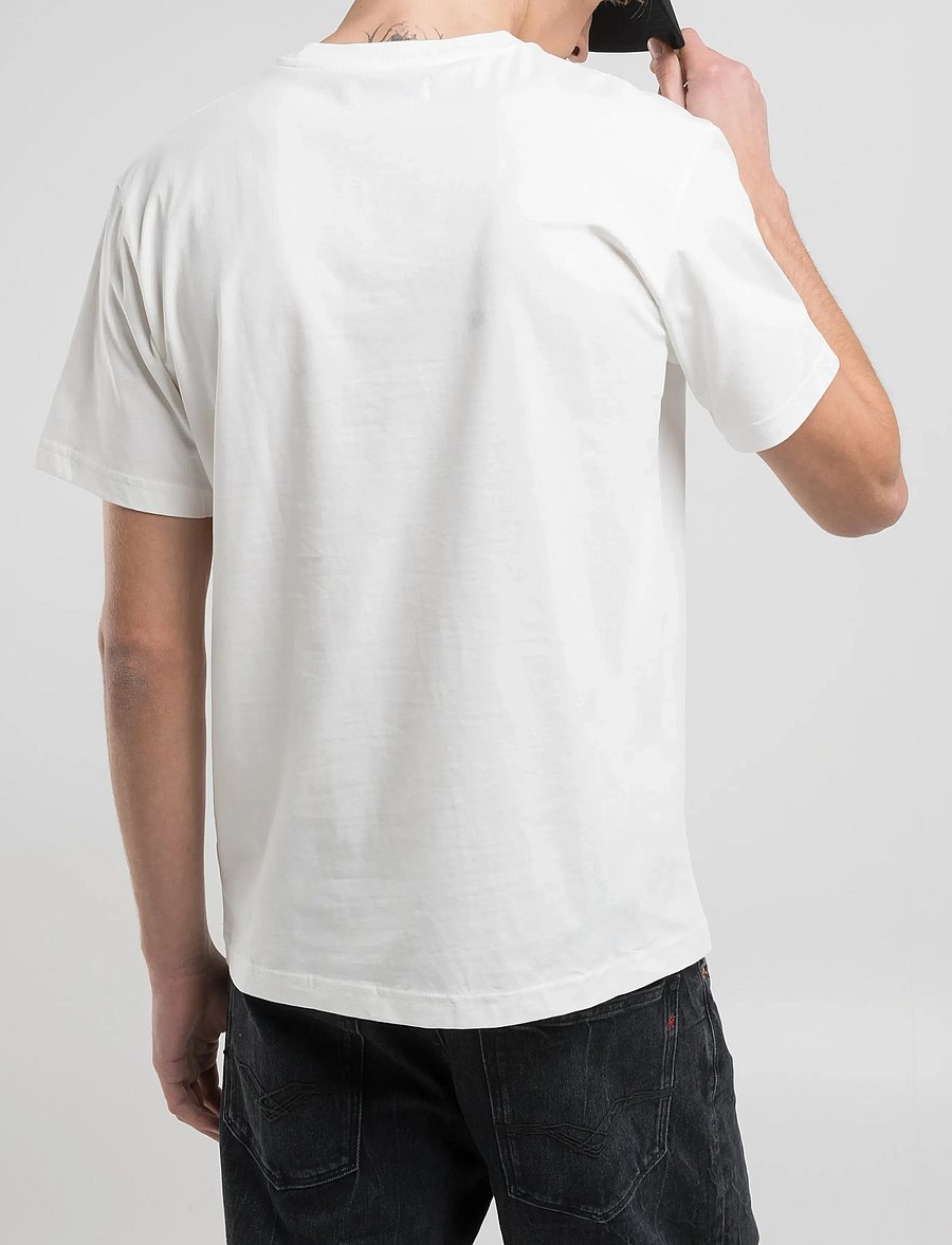 Replay - REGULAR Campus JERSEY T-Shirt - kortærmede t-shirts - white - 3