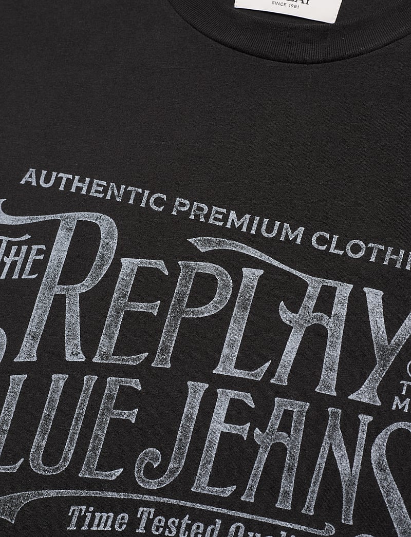 Replay - T-Shirt REGULAR - kurzärmelig - black - 2