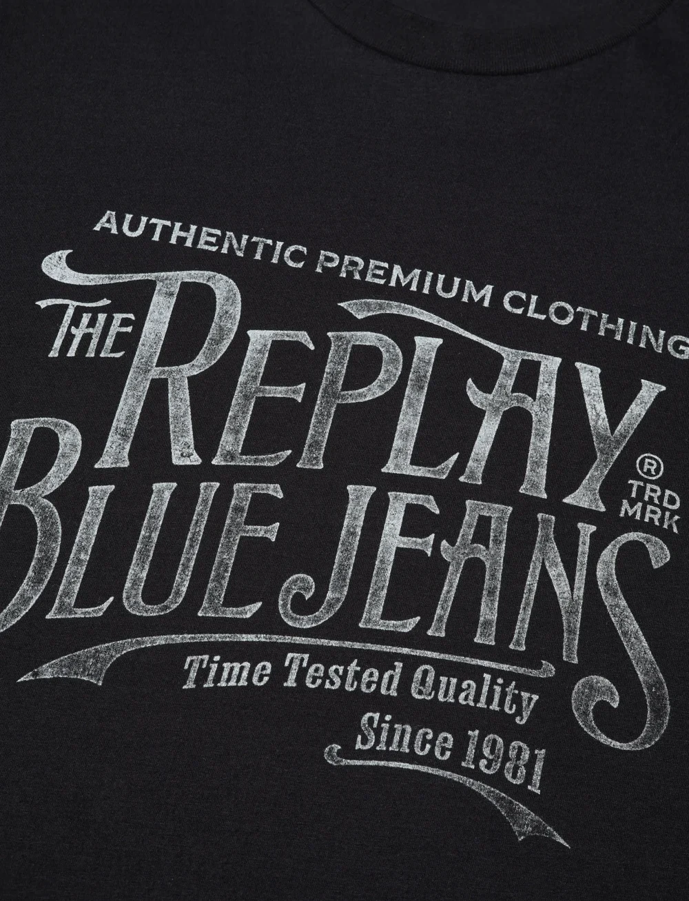 Replay - T-Shirt REGULAR - kurzärmelig - navy - 4