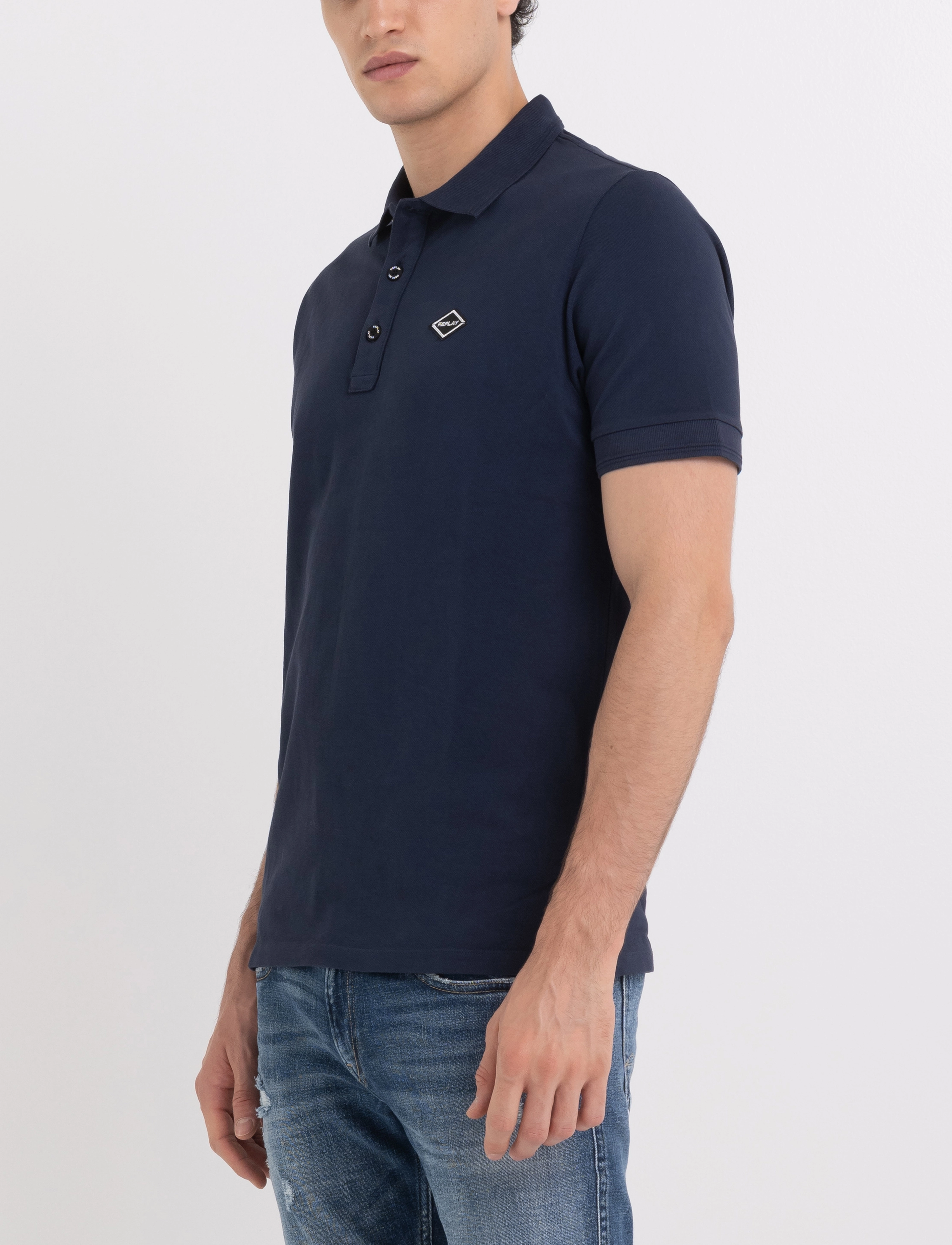 Replay - Polo REGULAR Polo - blue - 5