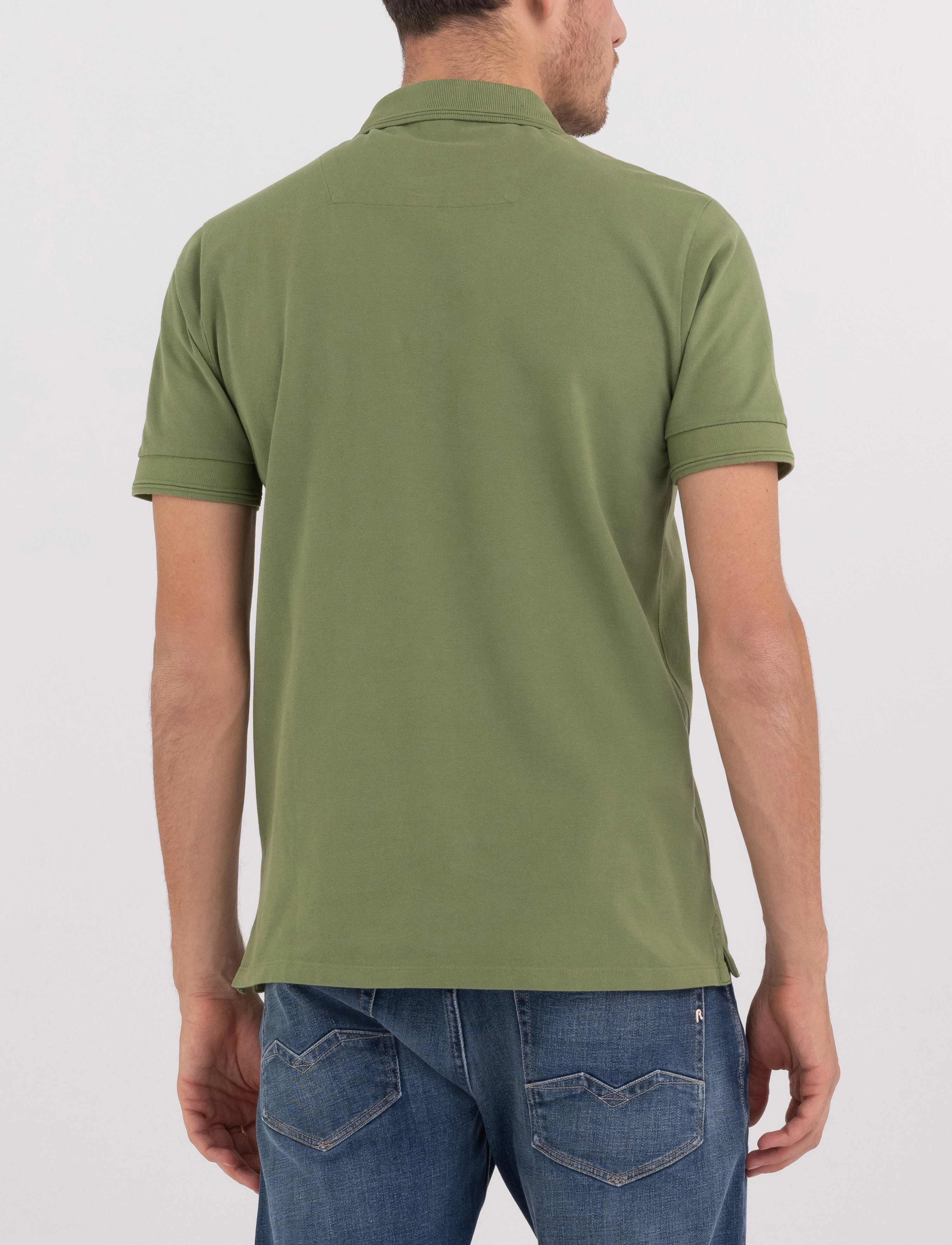 Replay - Polo REGULAR Polo - khaki green - 4