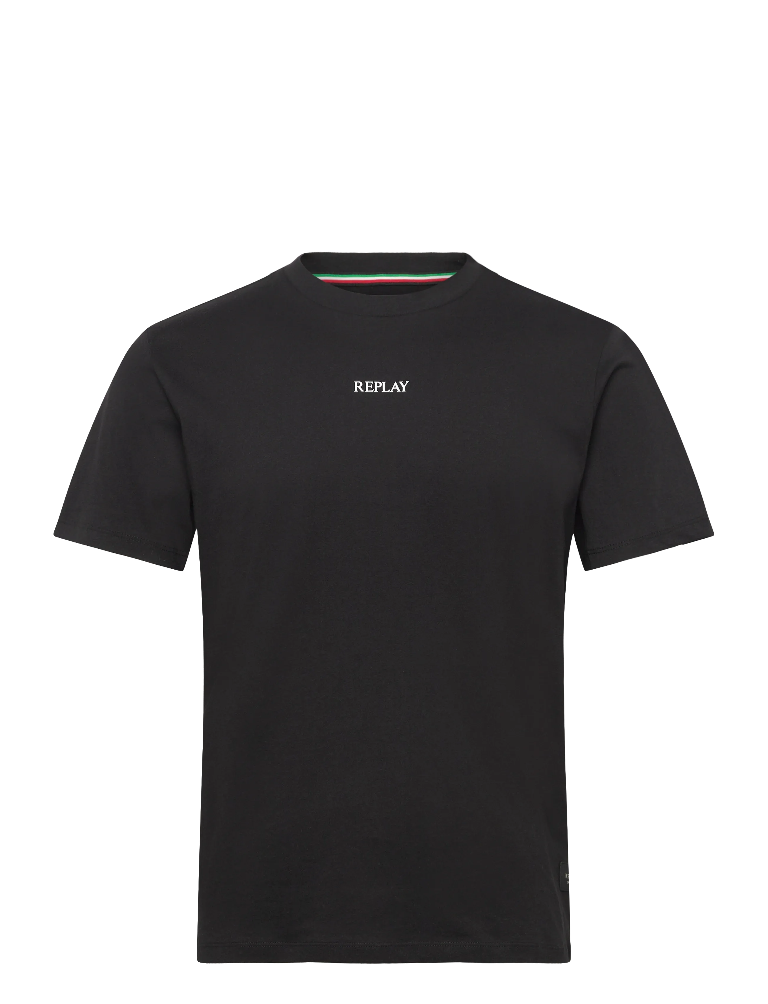 REPLAY T-Shirt Regular Replay Basics Schwarz - M - Herren
