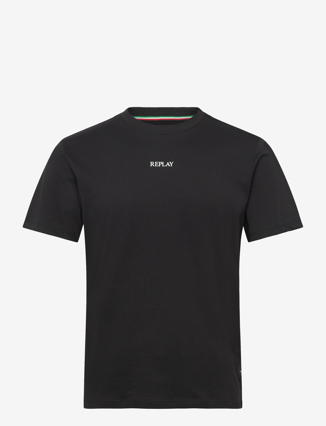 Replay - T-Shirt REGULAR Replay Basics - kurzärmelig - black - 1