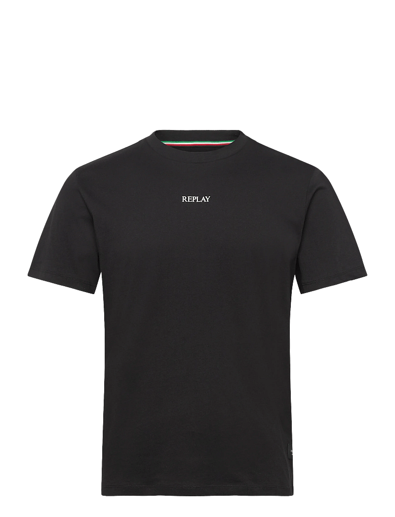Replay - T-Shirt REGULAR Replay Basics - kurzärmelig - black - 1