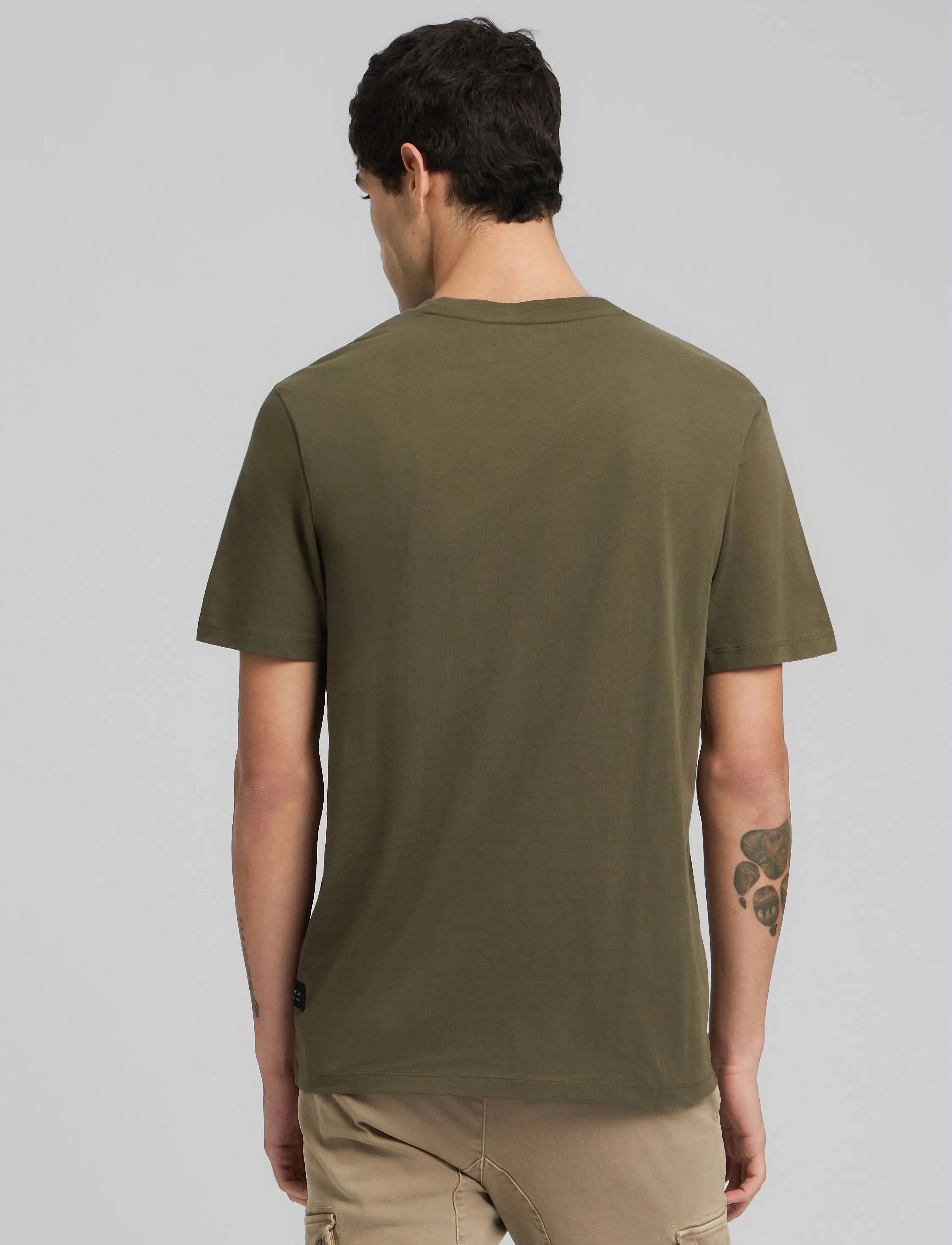 Replay - T-Shirt REGULAR Replay Basics - short-sleeved t-shirts - green - 4