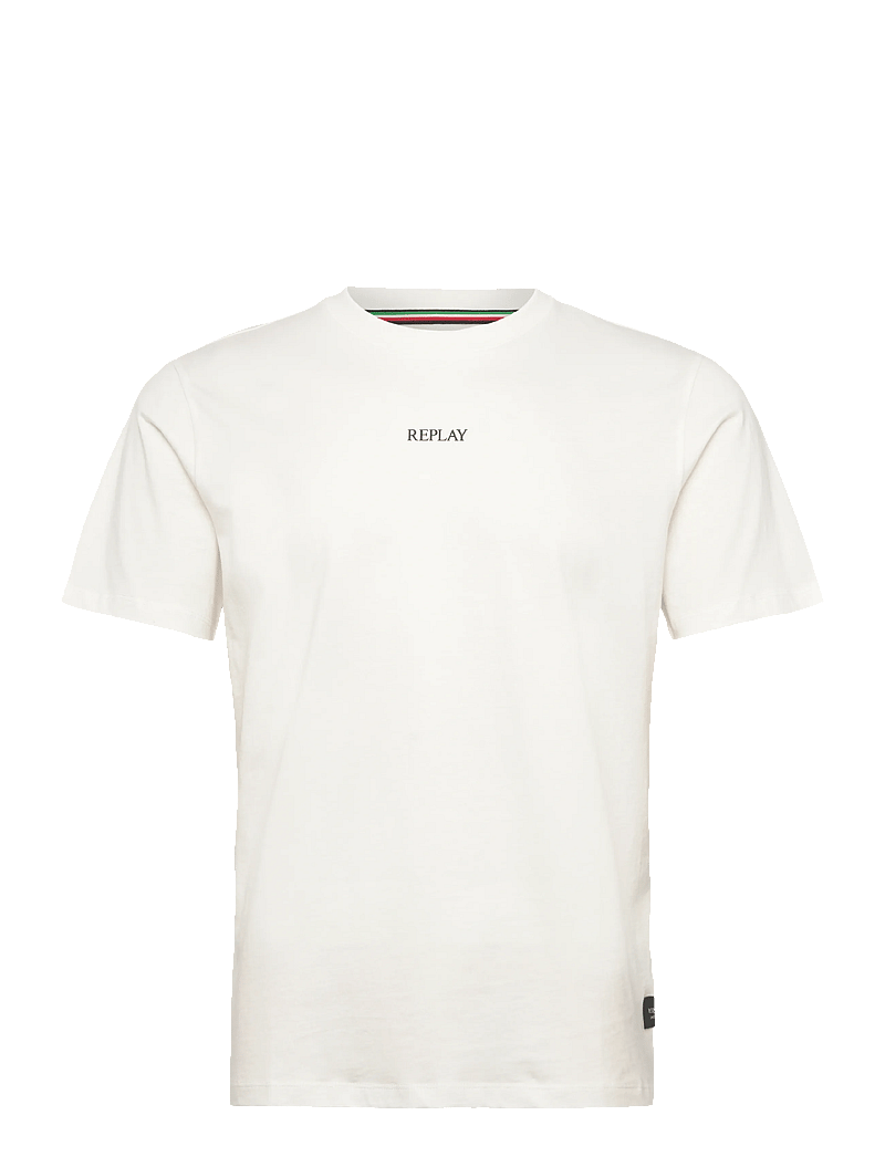Replay - T-Shirt REGULAR Replay Basics - t-shirts à manches courtes - white - 1