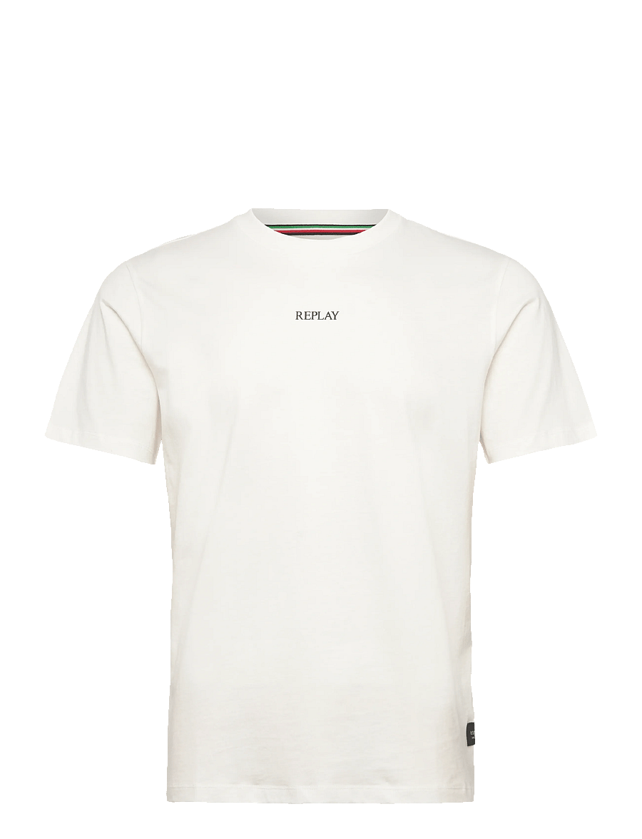 Replay - T-Shirt REGULAR Replay Basics - kurzärmelig - white - 1