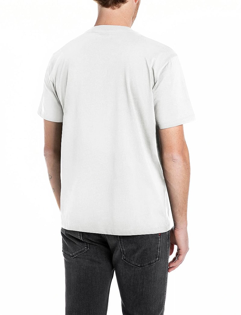 Replay - T-Shirt REGULAR Replay Basics - t-shirts à manches courtes - white - 3