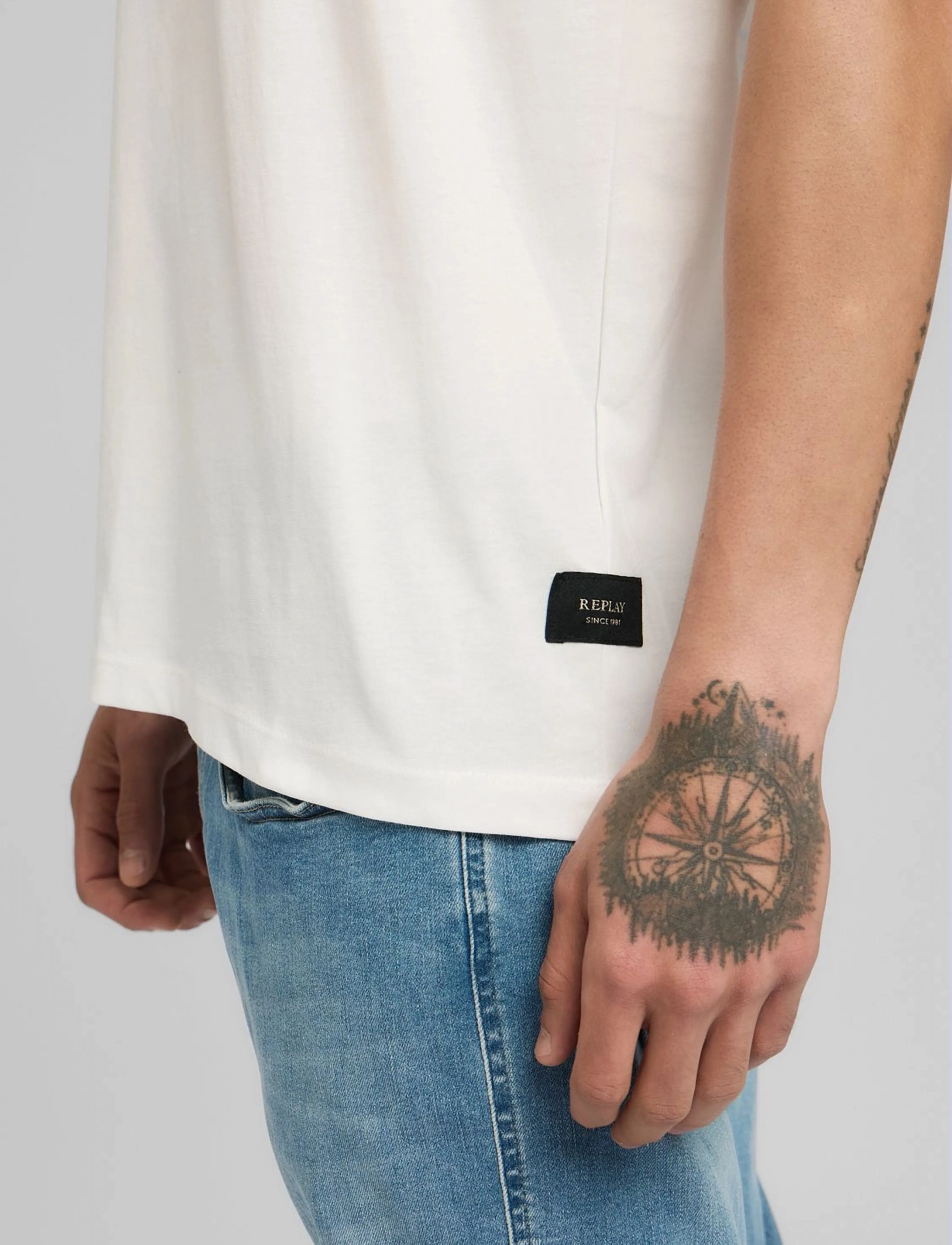 REPLAY T-Shirt Regular Basics herr – bild 8