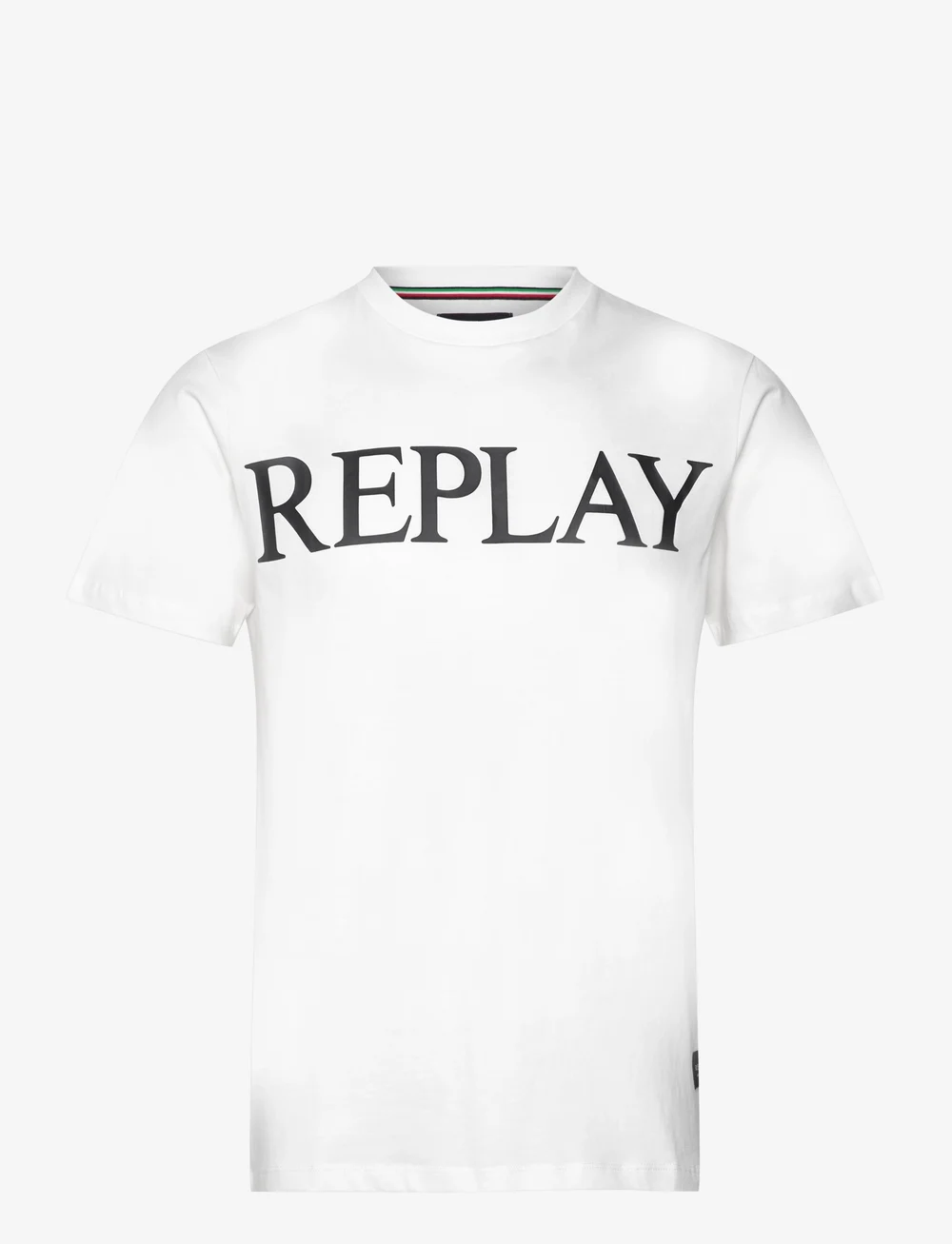 Replay - T-Shirt REGULAR Replay Basics - kortärmade t-shirts - white - 1