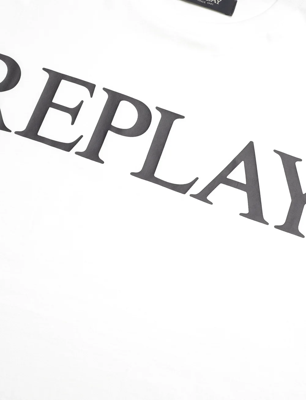 Replay - T-Shirt REGULAR Replay Basics - kortärmade t-shirts - white - 5