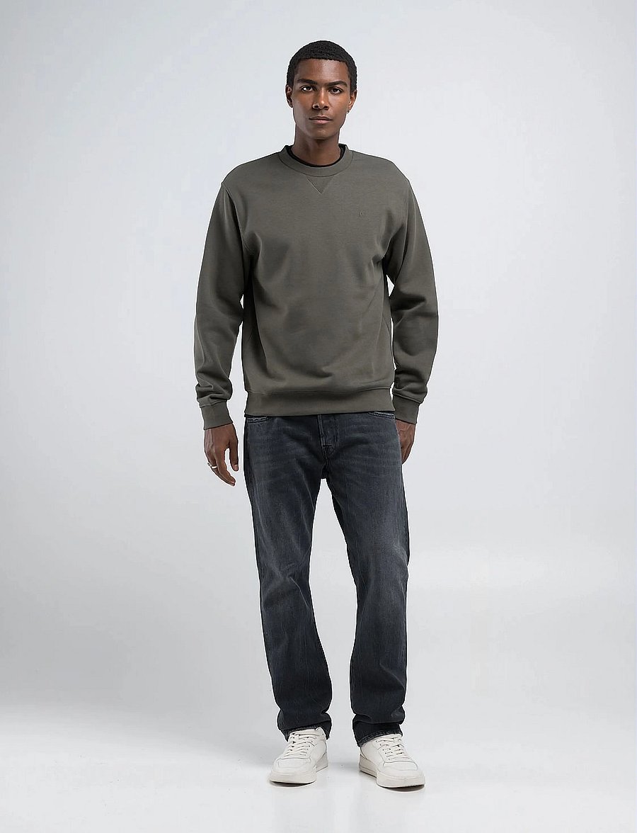 Replay - Jumper REGULAR Replay Basics - sweatshirts - green - 4