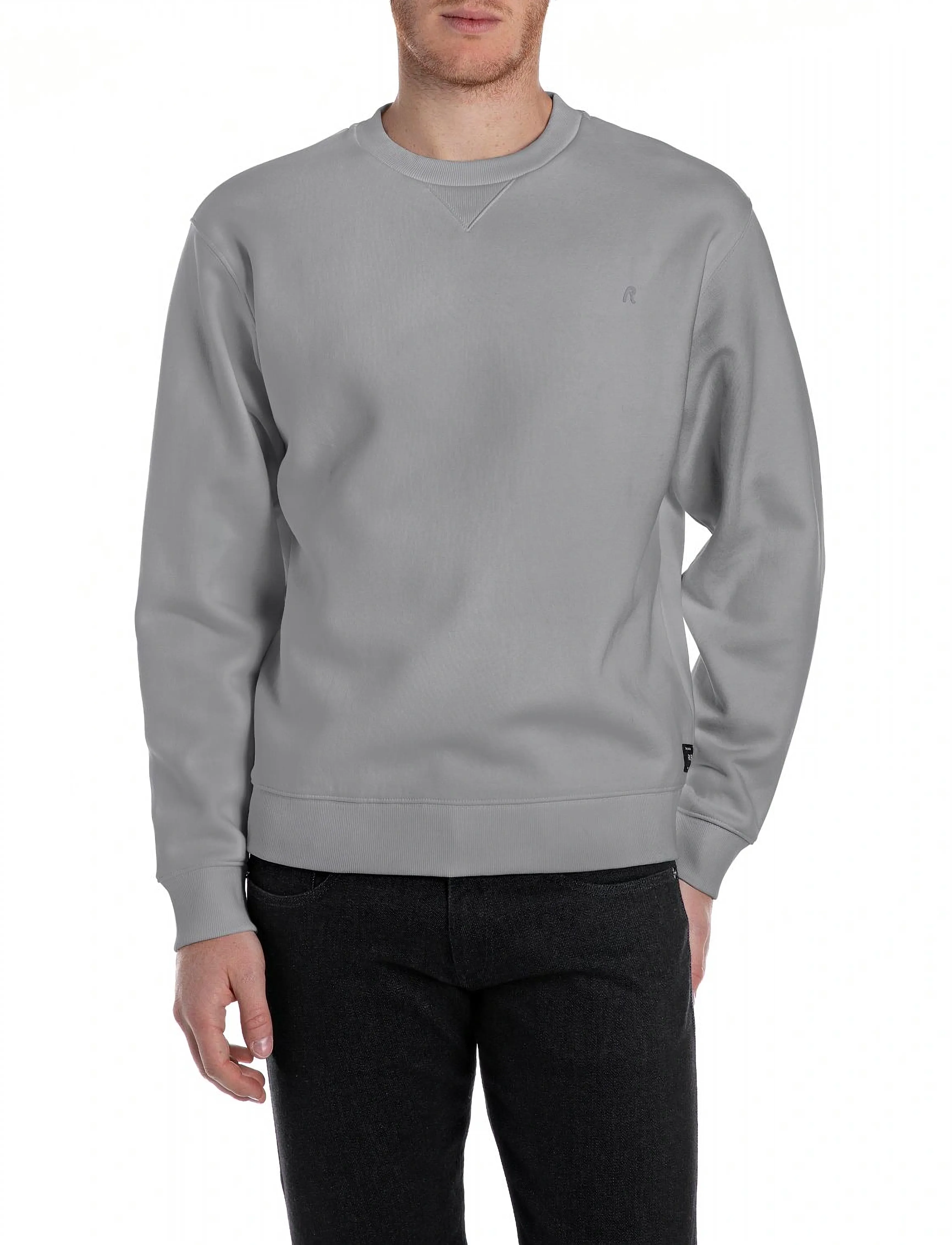 Replay Jumper REGULAR Replay Basics - Sweatshirts - GREY / grey