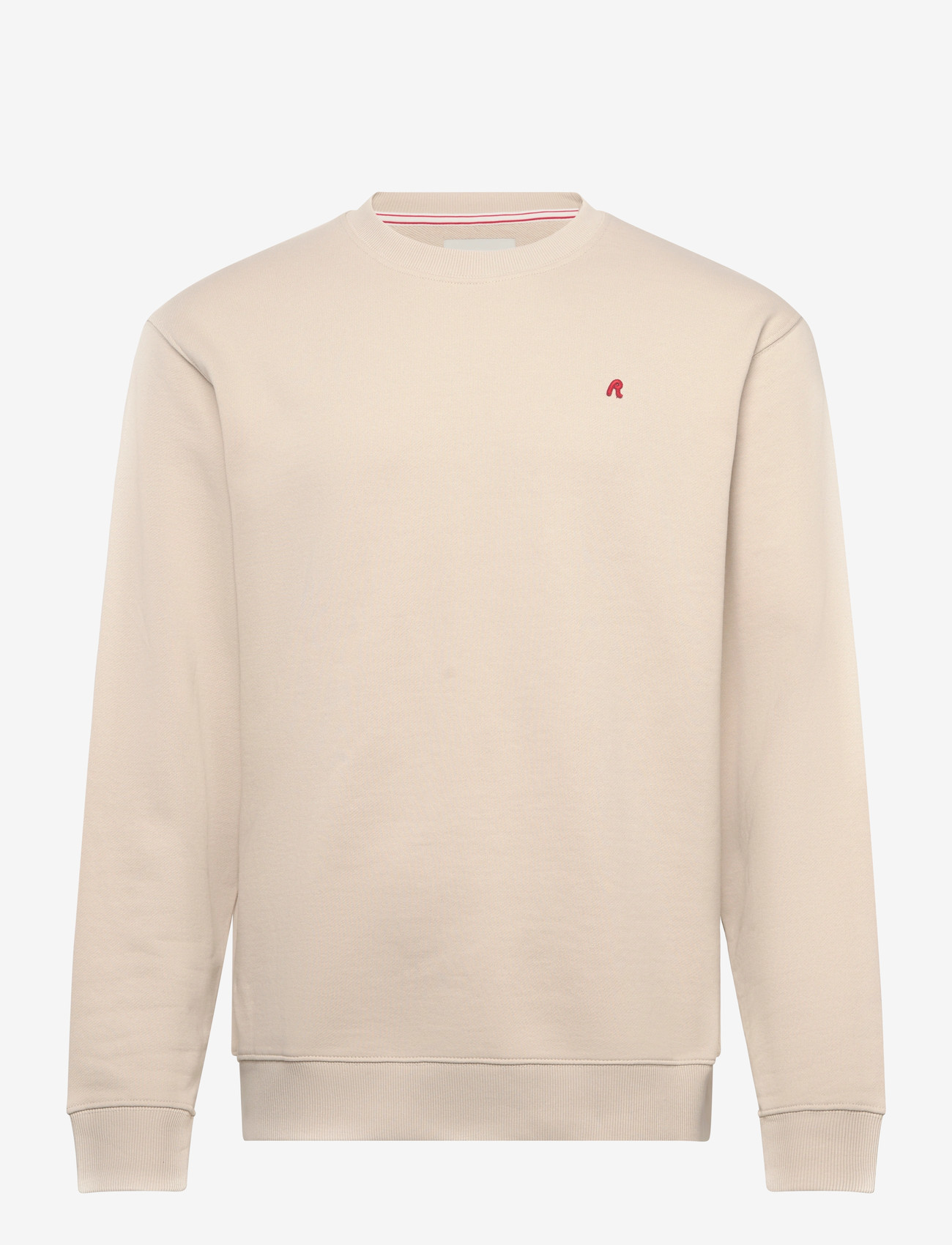 Replay - Jumper REGULAR RED LOGO - sweatshirts - beige - 1