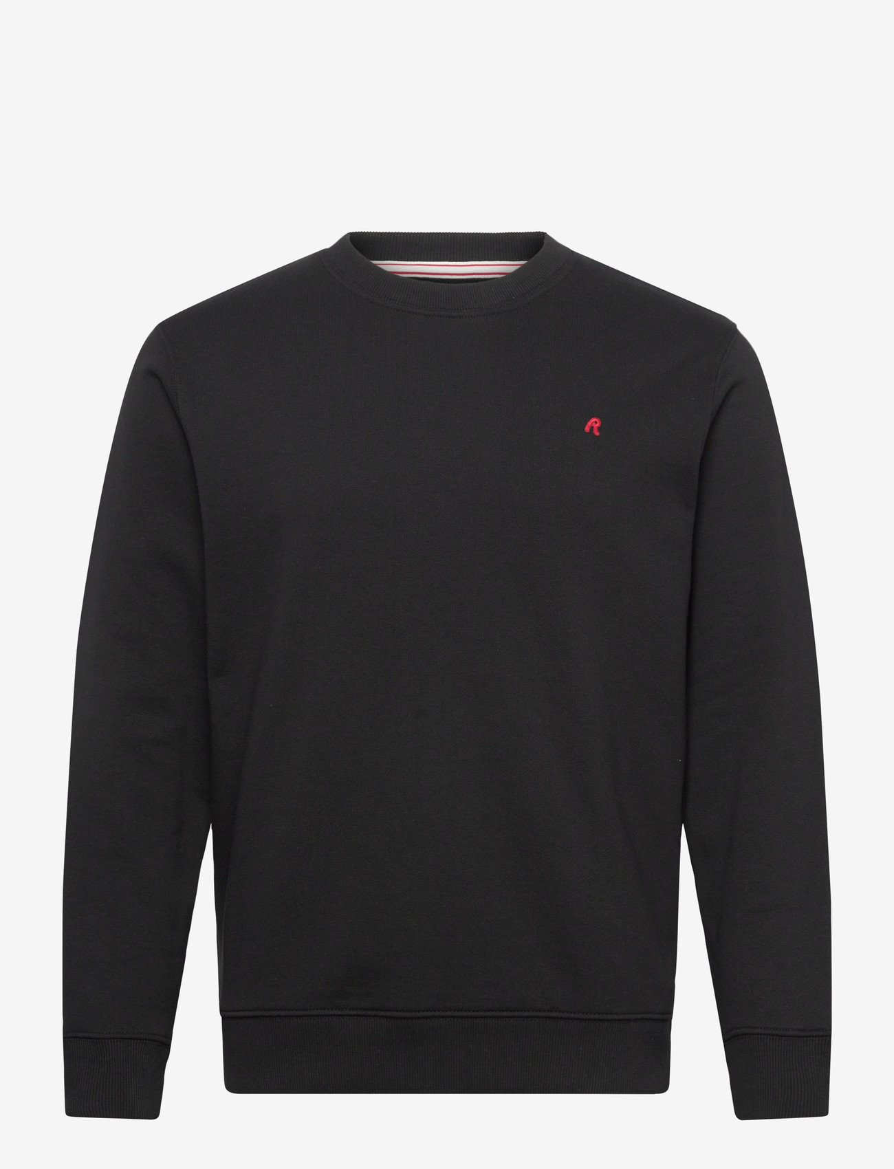 Replay - Jumper REGULAR RED LOGO - sweatshirts - black - 1