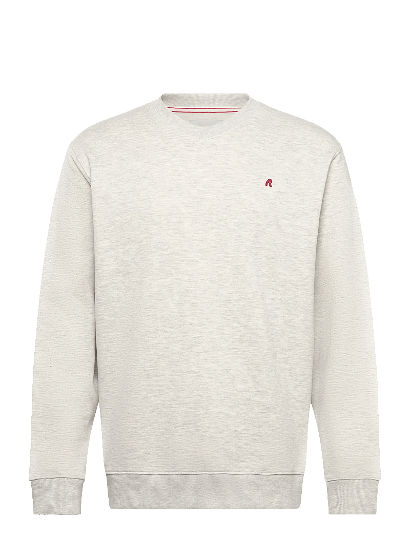 Replay - Jumper REGULAR RED LOGO - sweatshirts - grey - 1