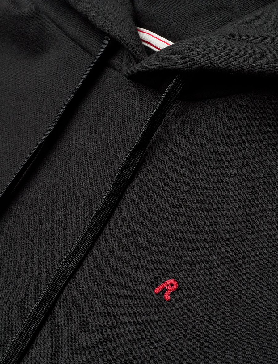 Replay - Jumper REGULAR RED LOGO - hoodies - black - 4