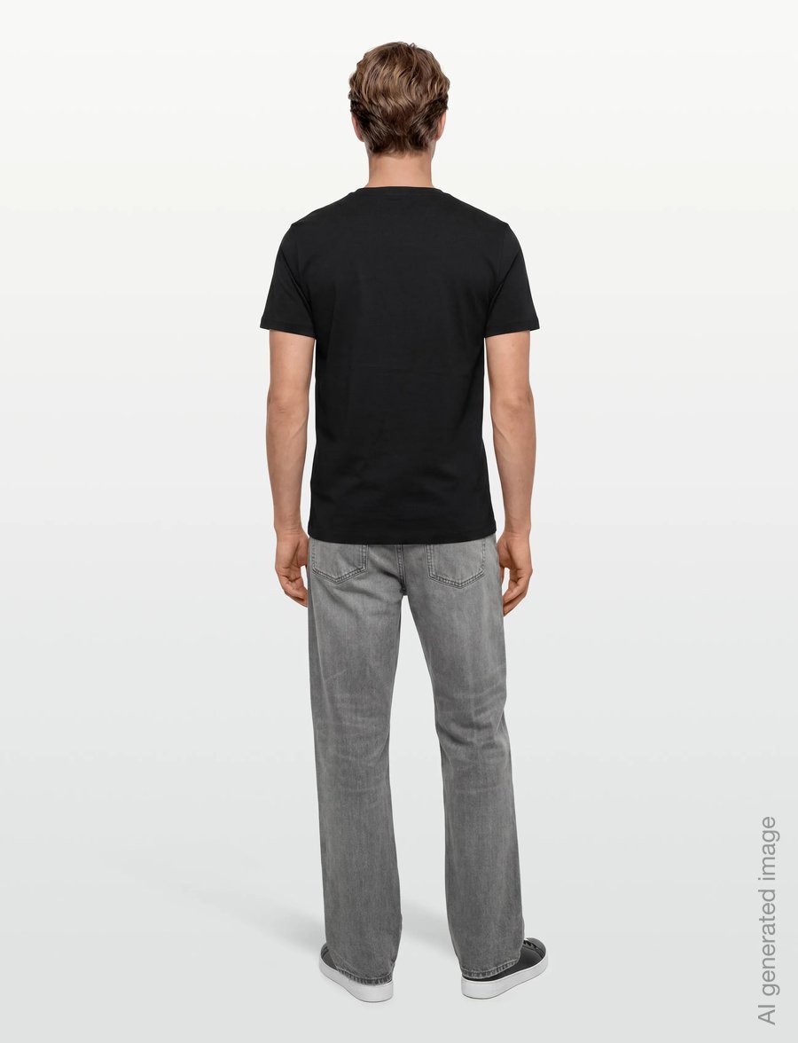 Replay - T-Shirt RELAXED - kortærmede t-shirts - black - 4