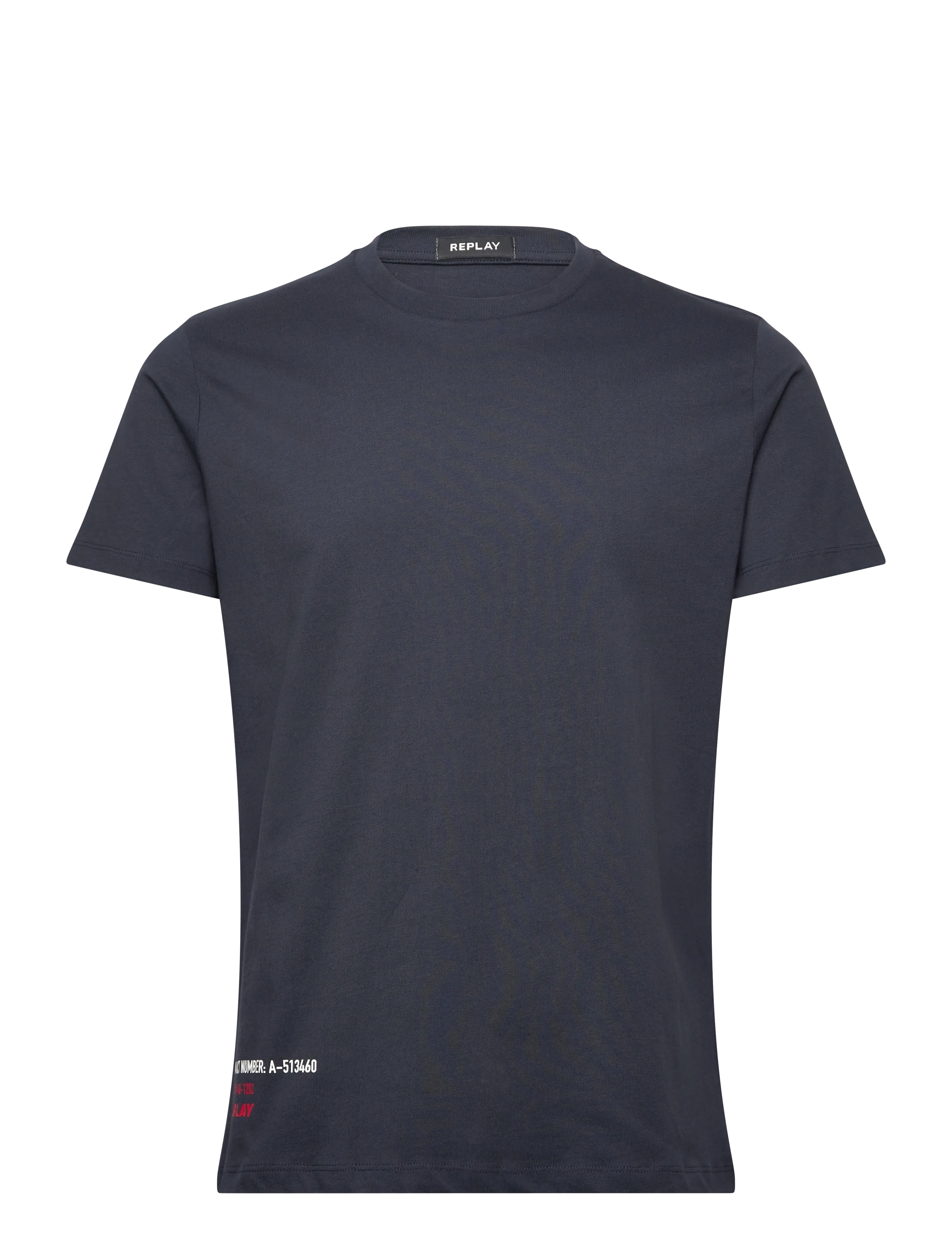 Replay T-Shirt Relaxed, S, T-shirts, Marineblau - Short-sleeved, Männerswear