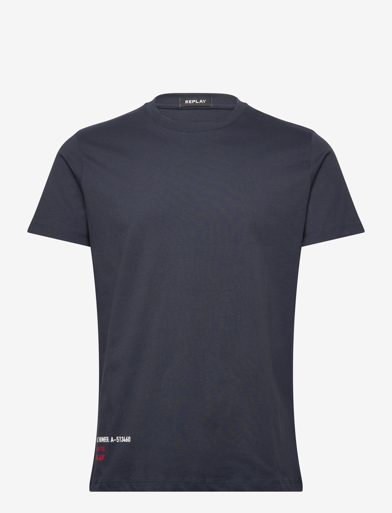 Replay - T-Shirt RELAXED - odzież - navy - 0