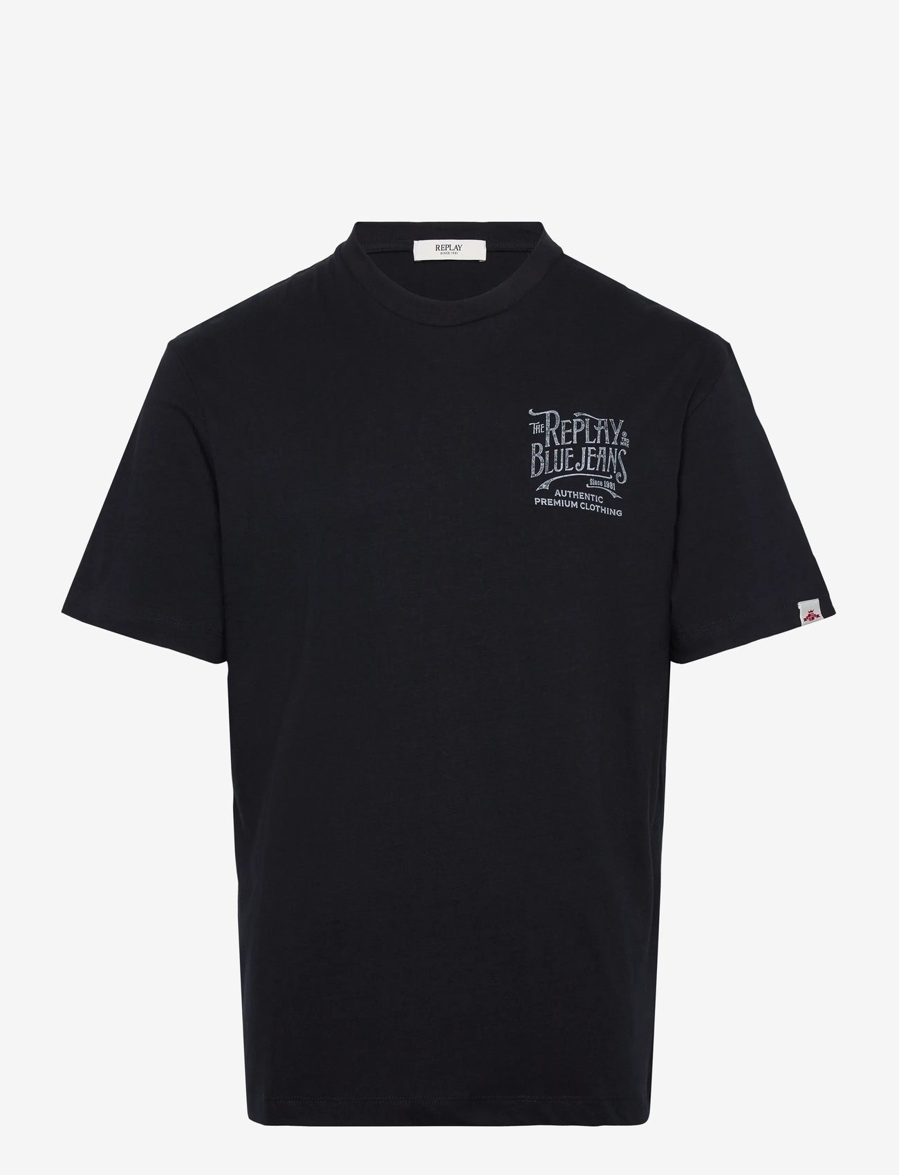 Replay - T-Shirt RELAXED - short-sleeved t-shirts - navy - 1