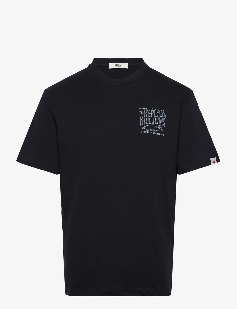 Replay - T-Shirt RELAXED - kortærmede t-shirts - navy - 1