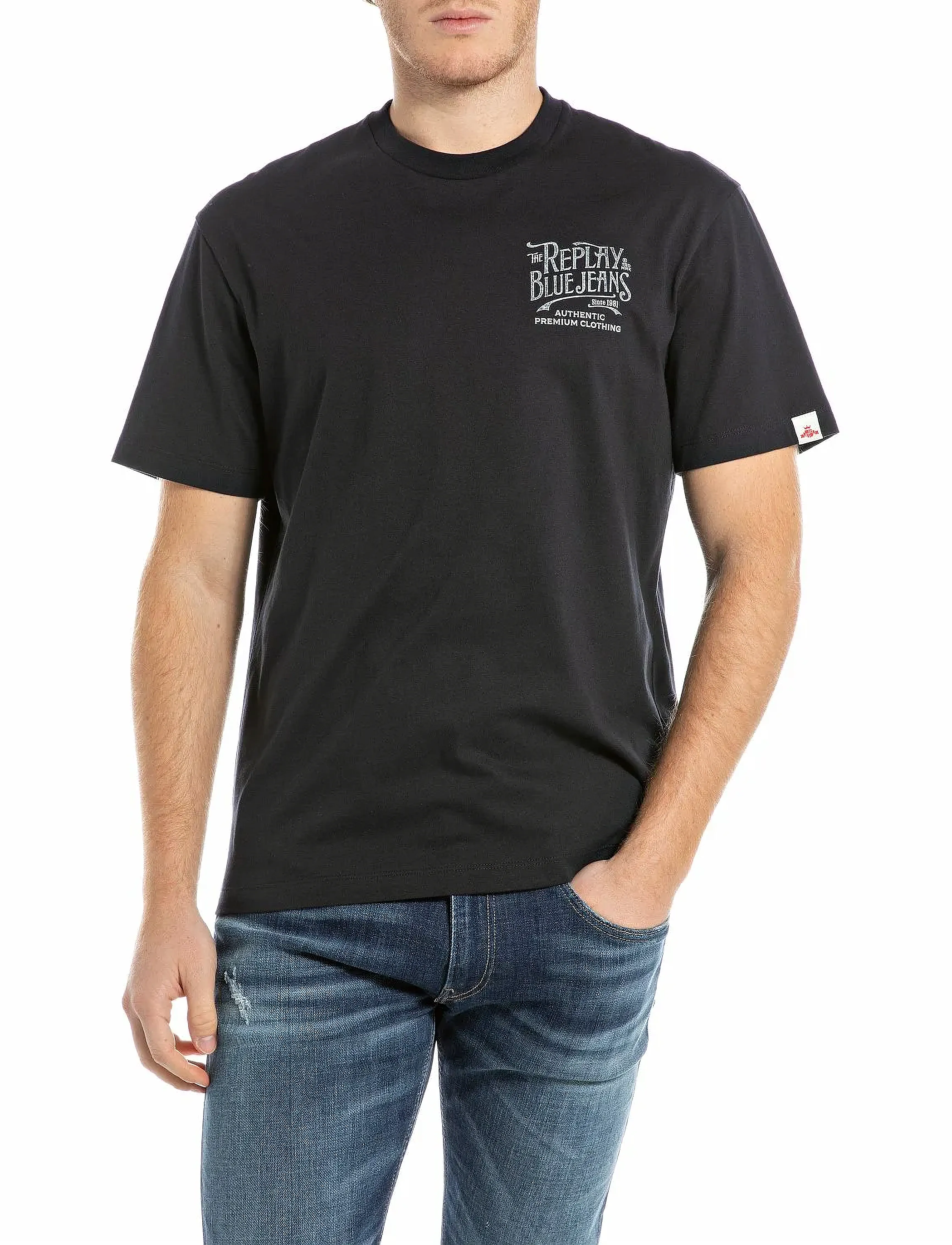 Replay T-Shirt RELAXED - Deals - NAVY / navy
