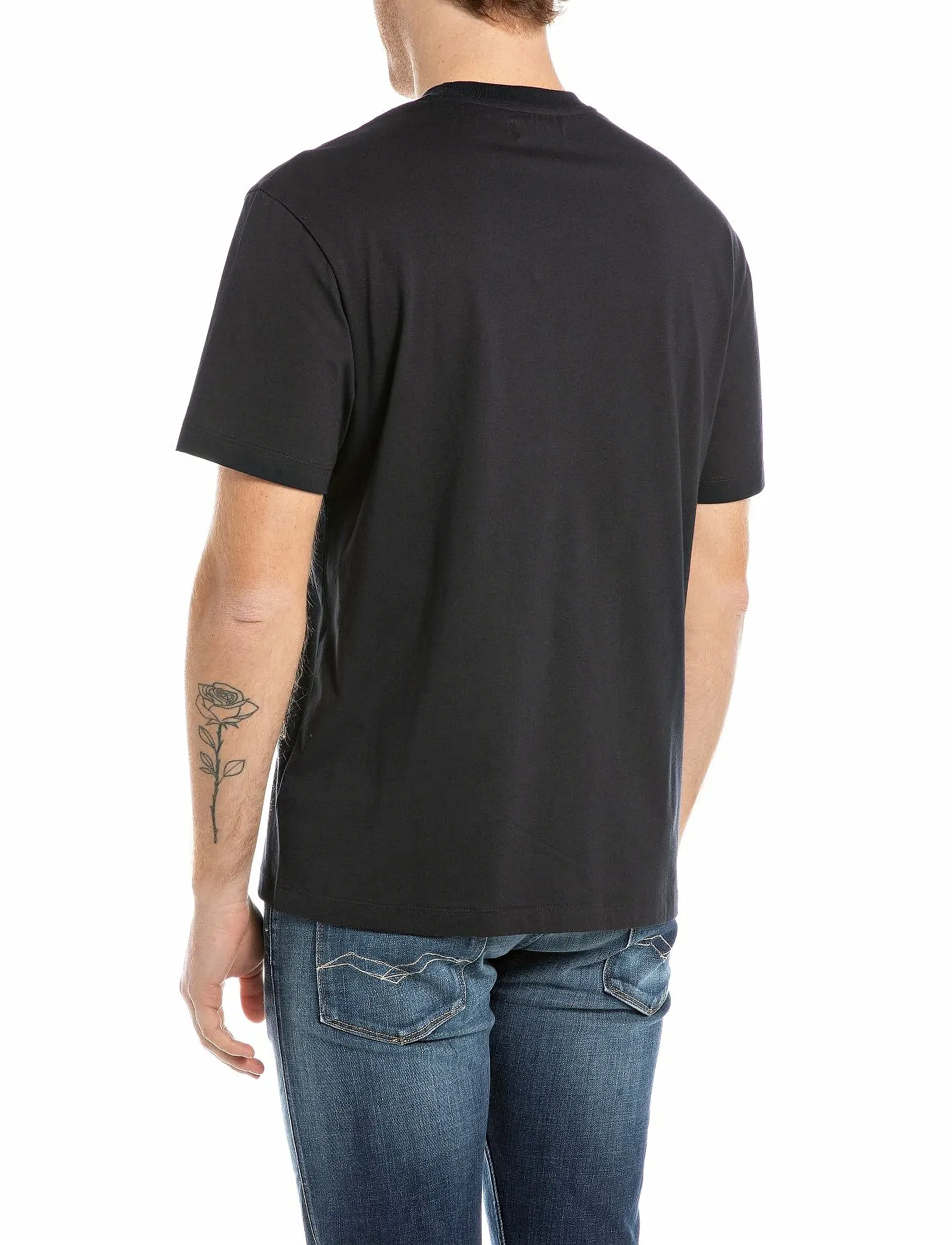 Replay - T-Shirt RELAXED - t-krekli ar īsām piedurknēm - navy - 3