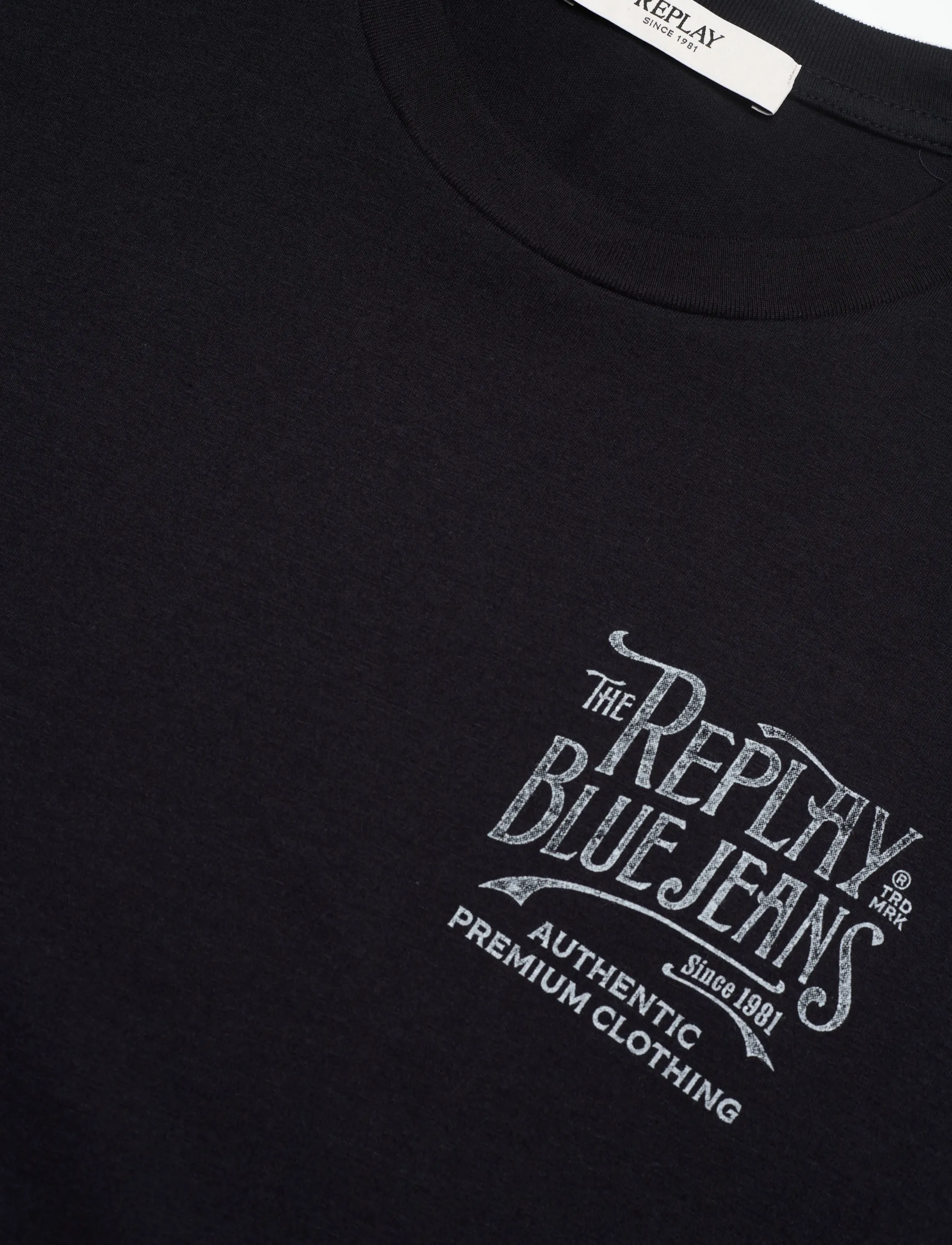 Replay - T-Shirt RELAXED - t-krekli ar īsām piedurknēm - navy - 4