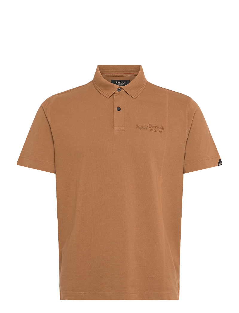 Replay - Polo REGULAR PIQUET BRANDY - kortärmade pikéer - brown - 0