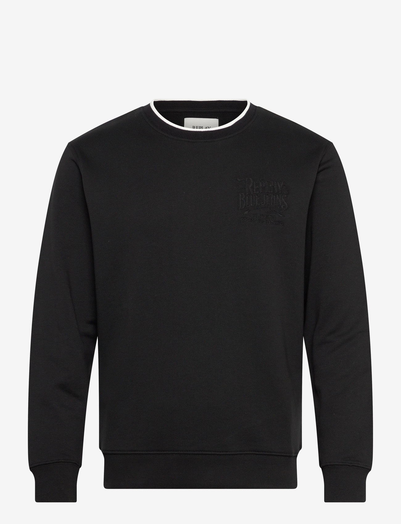 Replay - Jumper REGULAR  FLEECE TOBACCO - sweatshirts - black - 1