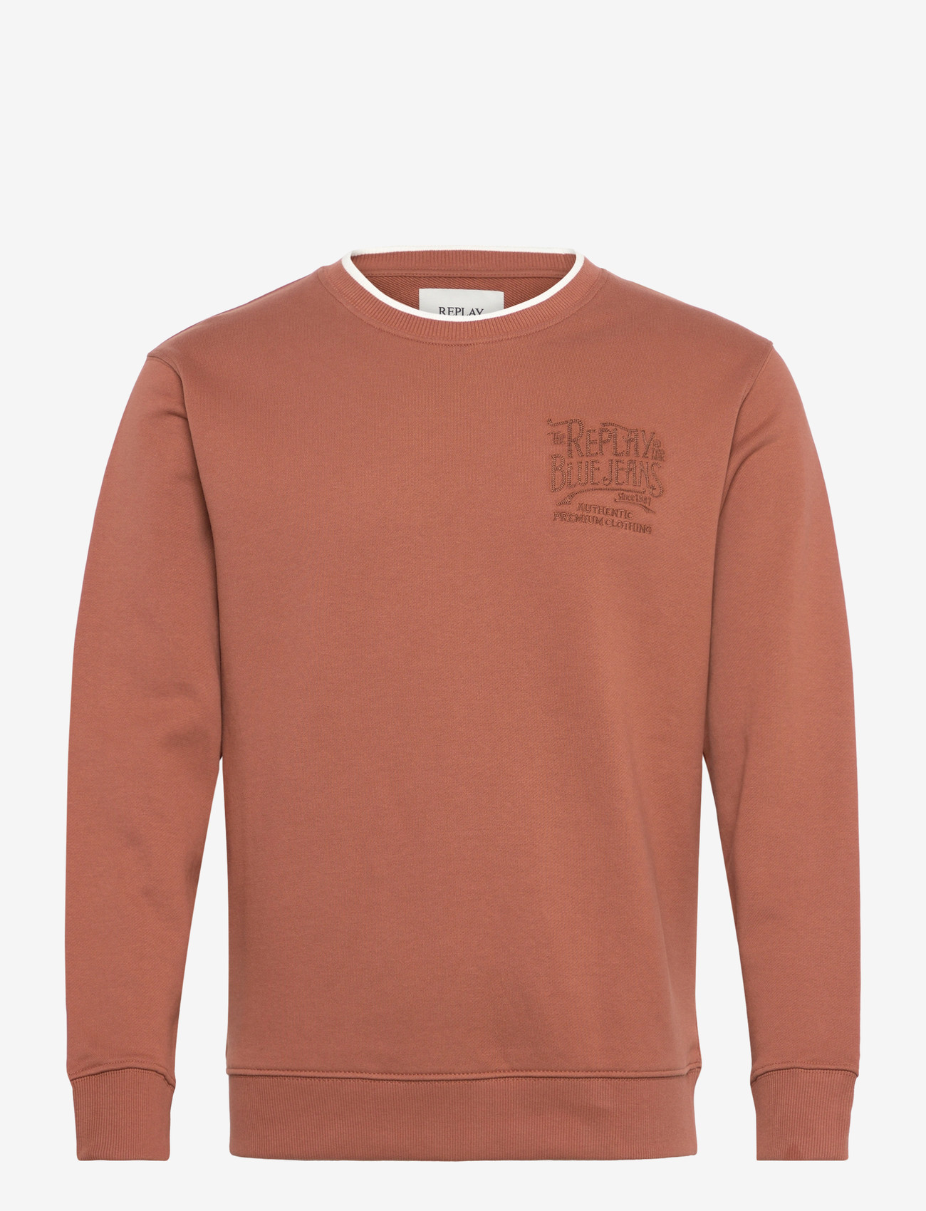 Replay - Jumper REGULAR  FLEECE TOBACCO - sweatshirts - brown - 1