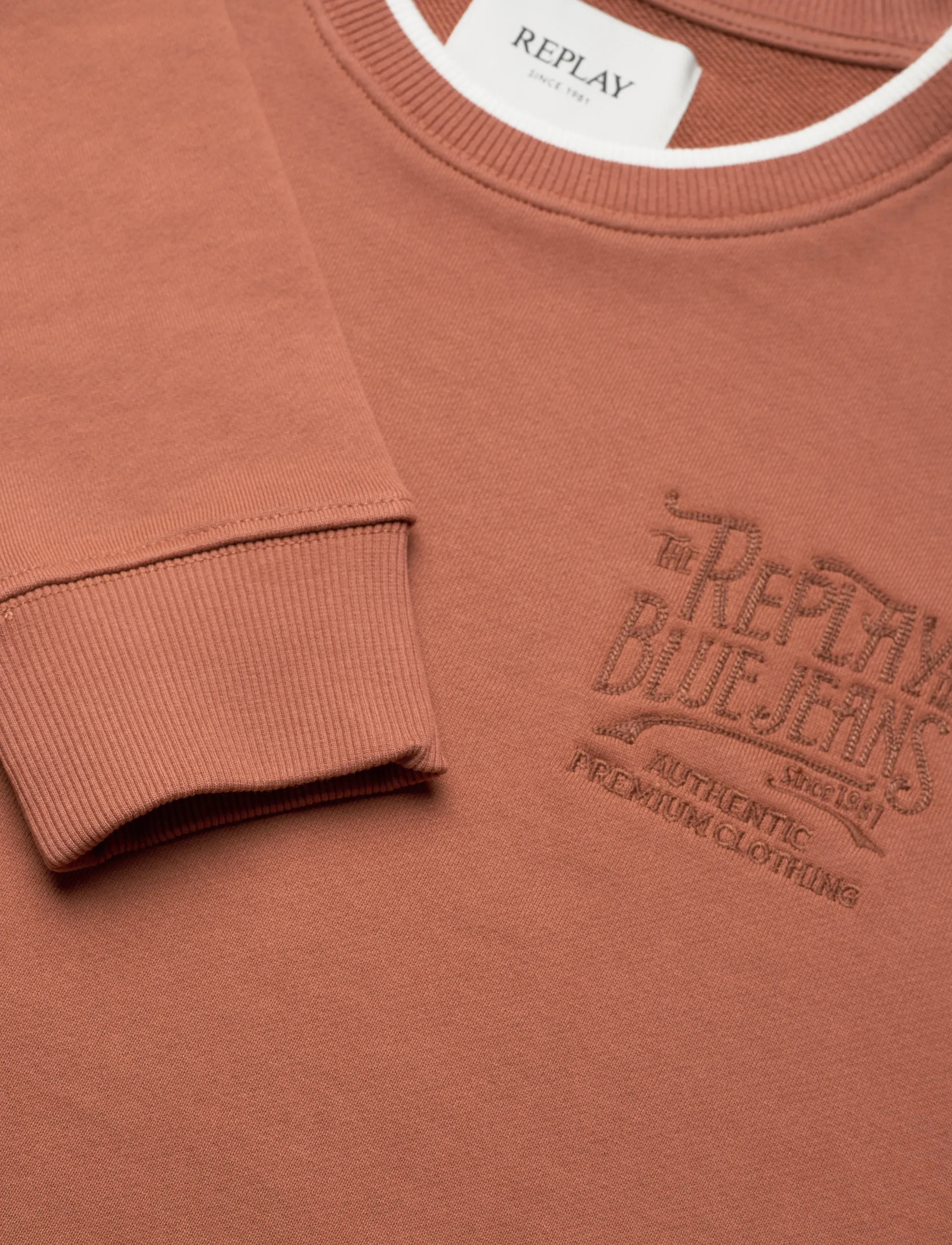 Replay - Jumper REGULAR  FLEECE TOBACCO - dressipluusid - brown - 4