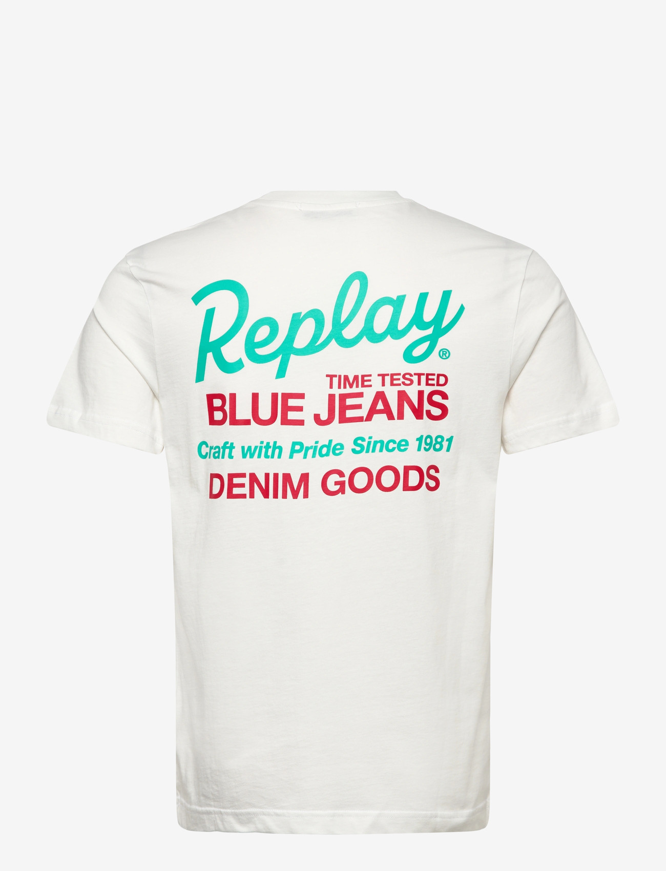 Replay - T-Shirt REGULAR - laveste priser - white - 2