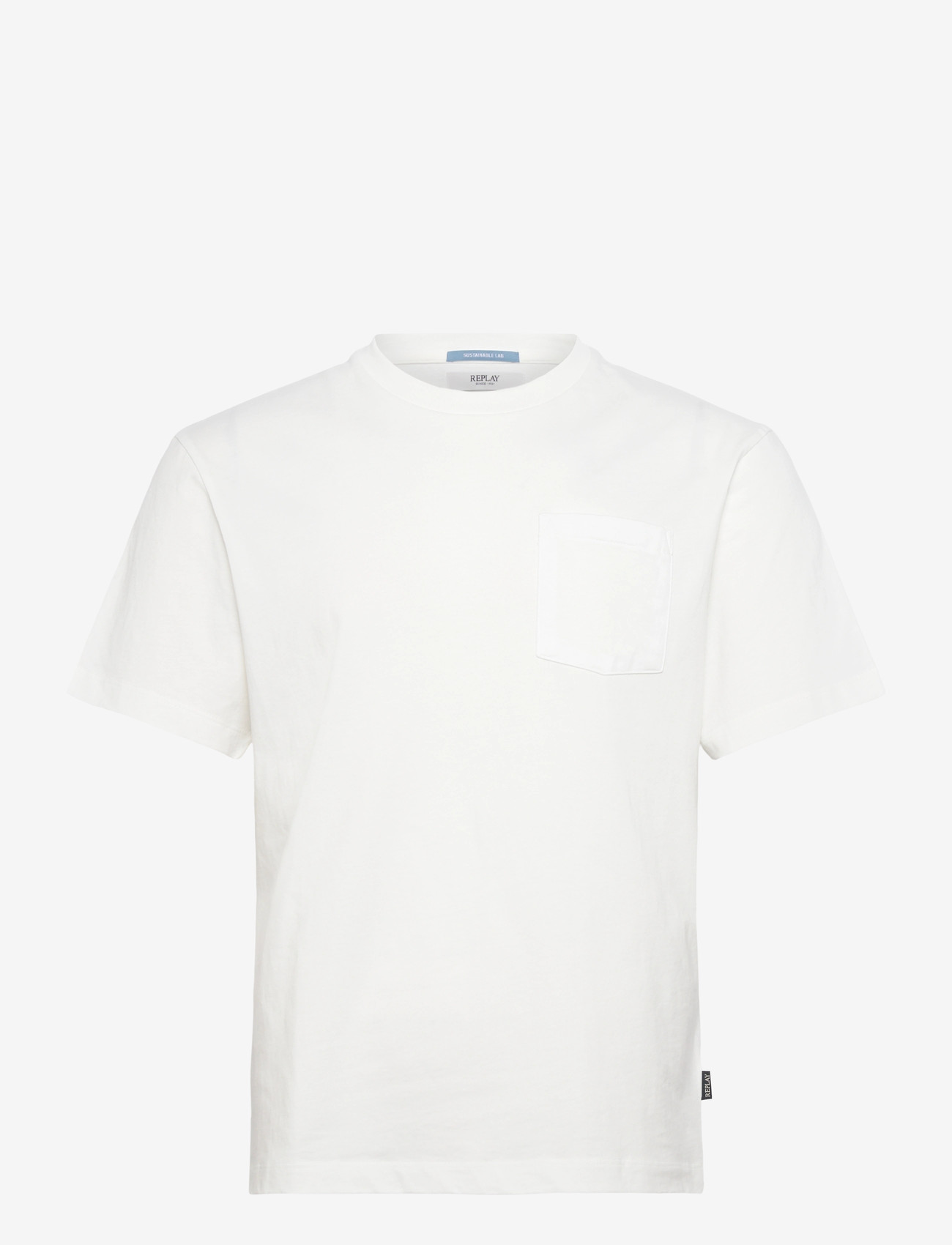 Replay - T-Shirt RELAXED - kurzärmelig - white - 1