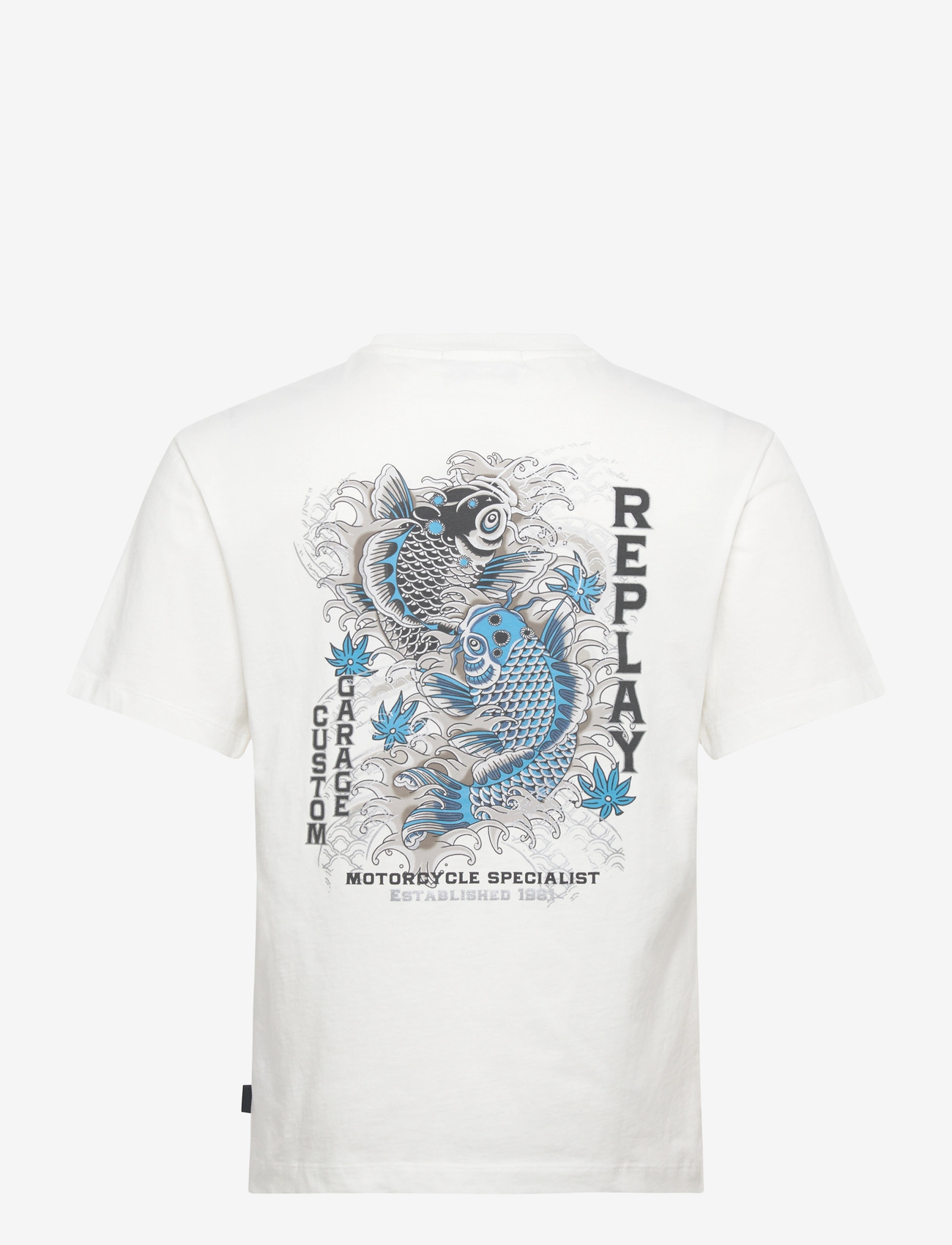 Replay - T-Shirt RELAXED - kurzärmelig - white - 2