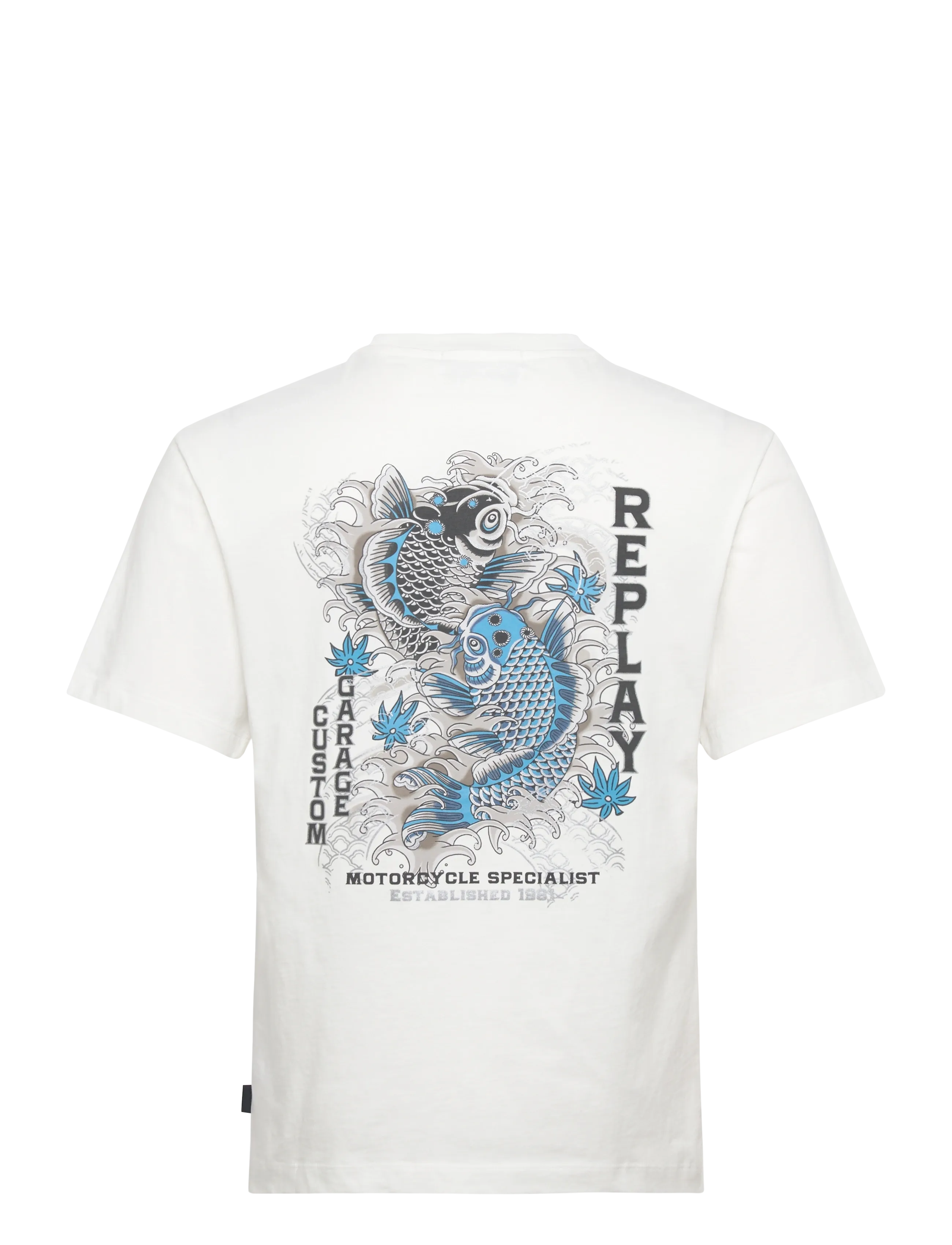 Replay - T-Shirt RELAXED - kurzärmelige - white - 2