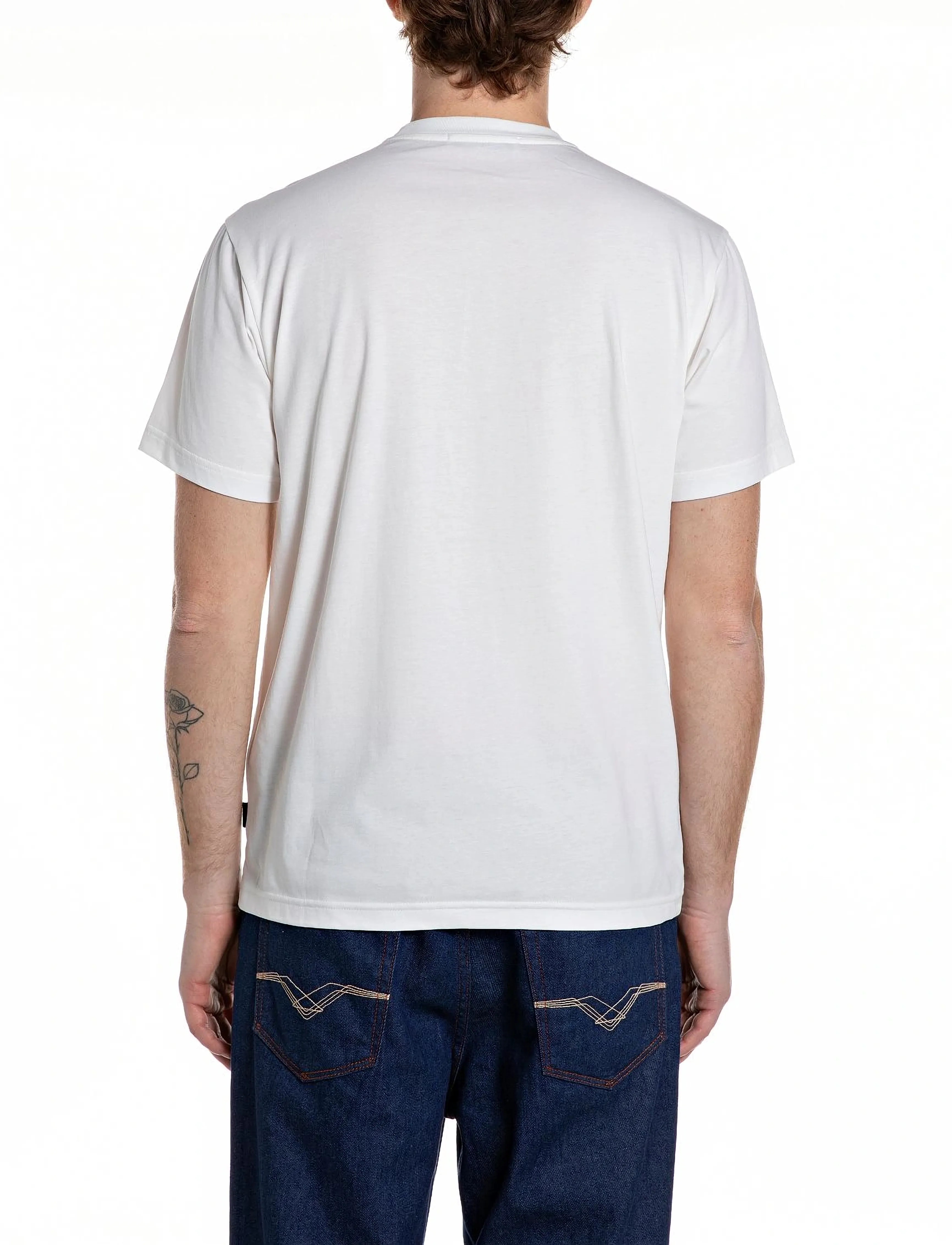 Replay - T-Shirt REGULAR - short-sleeved t-shirts - white - 3