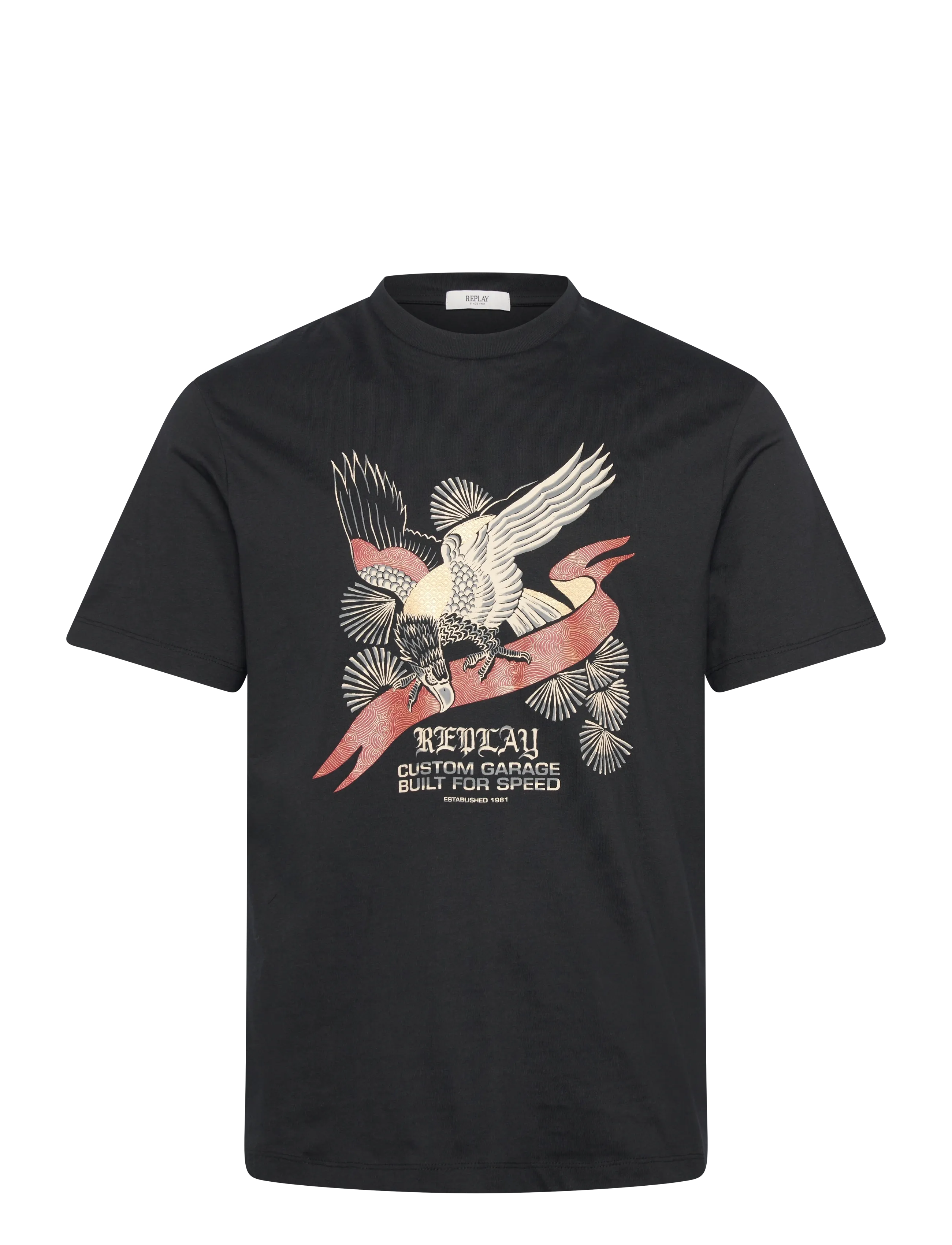 Replay T-Shirt RELAXED - Replay - BLACK / black