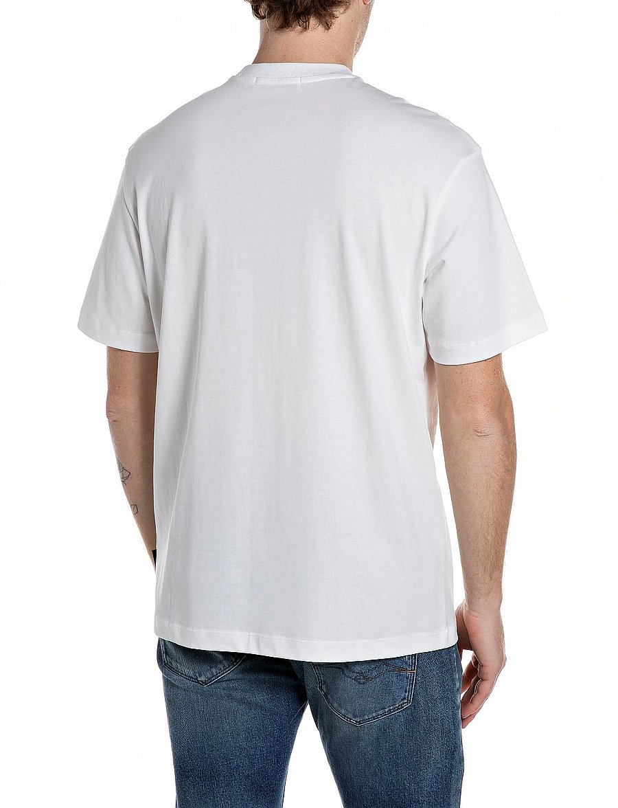 Replay - T-Shirt RELAXED - kurzärmelig - white - 3