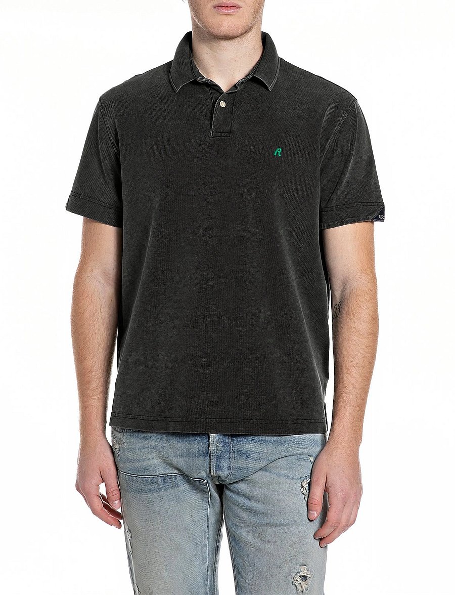 Replay - Polo REGULAR - kortärmade pikéer - black - 0